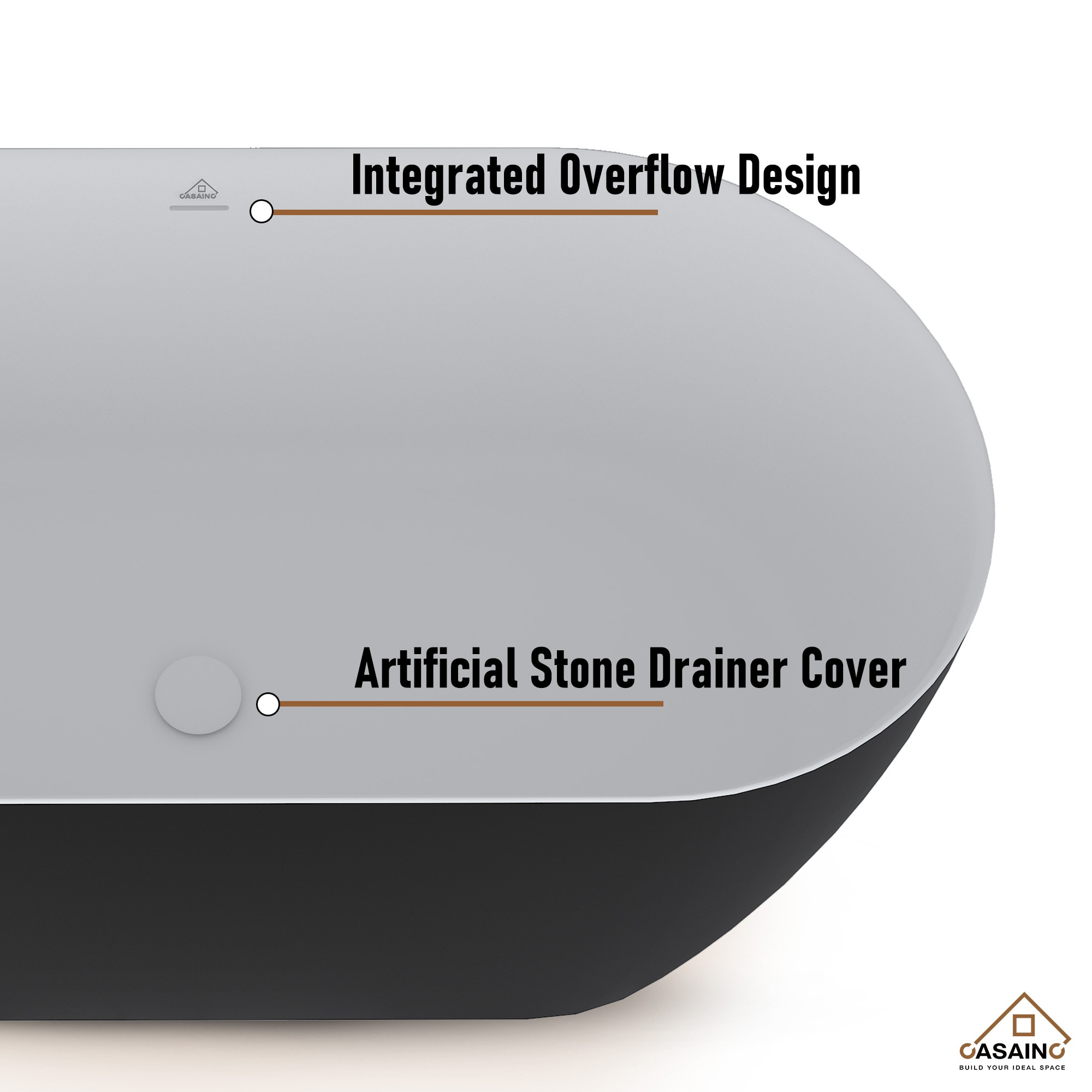 CASAINC CA-OW5222 bathtubs - View #4
