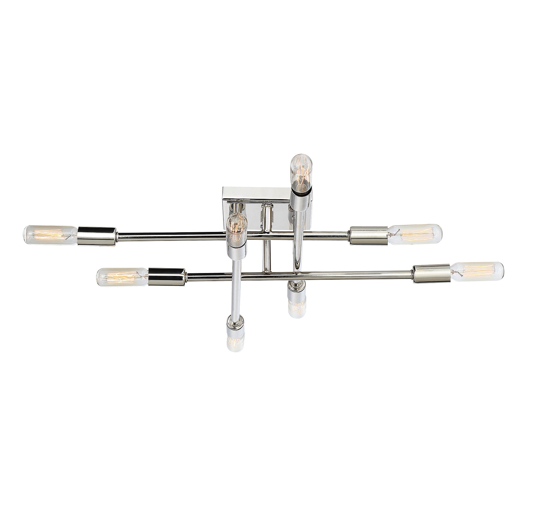 Savoy House Lyrique 8 Light Polished Chrome Led Semi Mount Light In