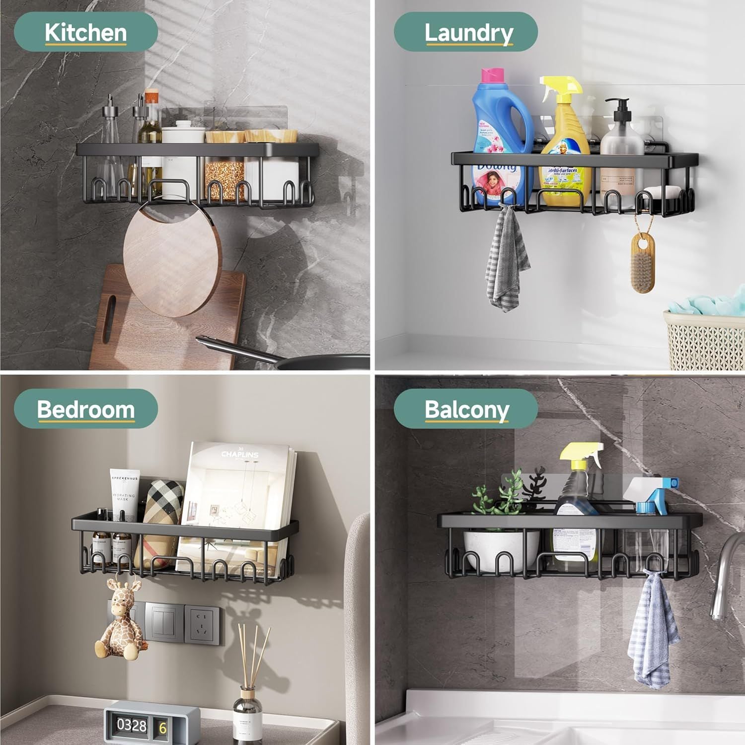 Kitstorack DOBAKS-D01027HVU6Y Hanging-Shower-Caddies - View #5