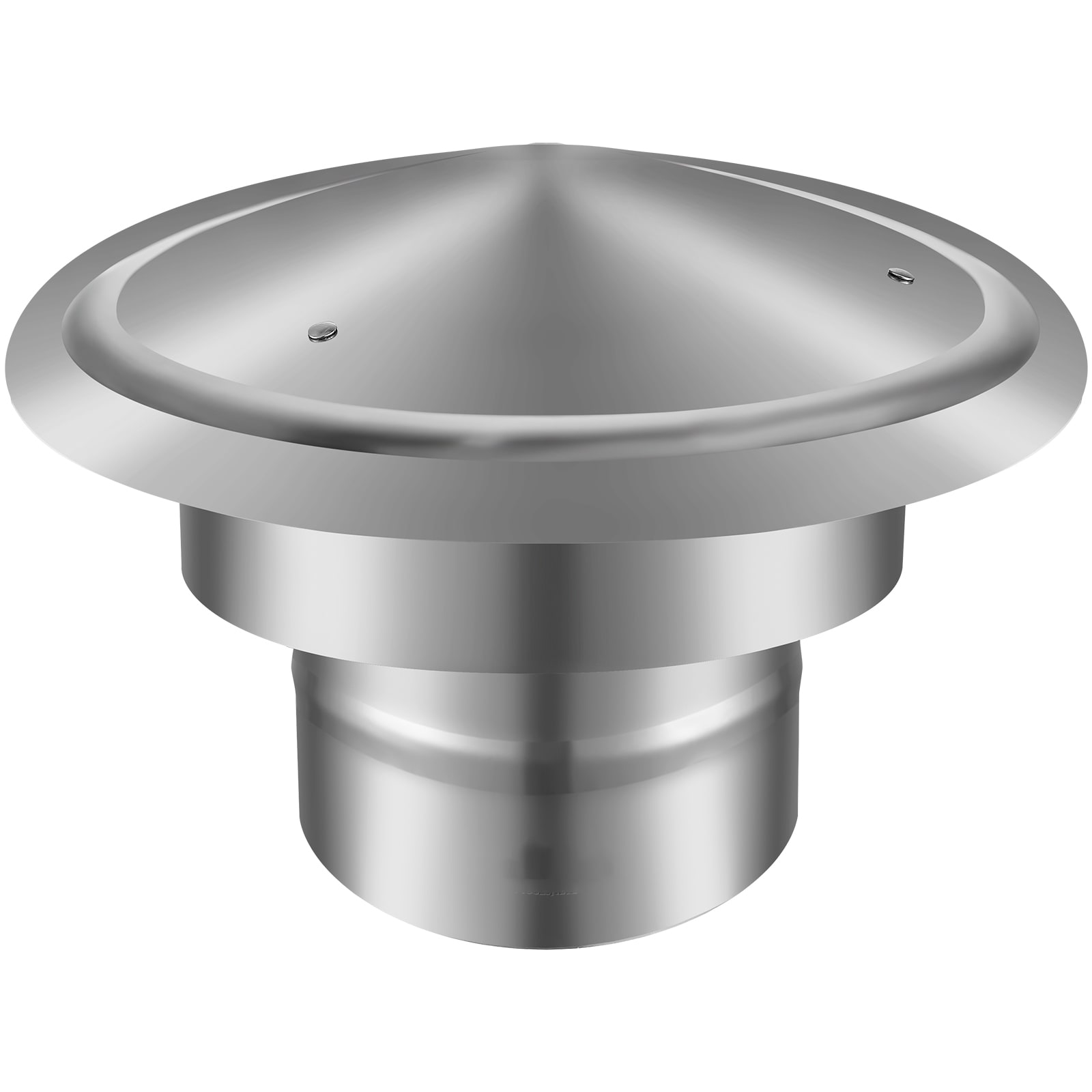 VEVOR YXYCMYSBXGZDGEH55V0 Chimney Cap 6 inch All Weather 3.35-in W x 5.91-in L Silver Stainless steel Square Chimney Cap