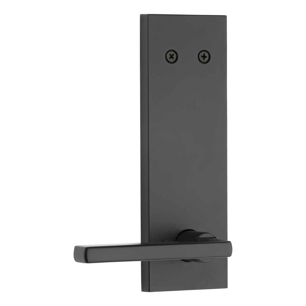 Kwikset 973HFLSQF-514 Signature Series Iron Black Dummy door interior handle with Halifax Lever