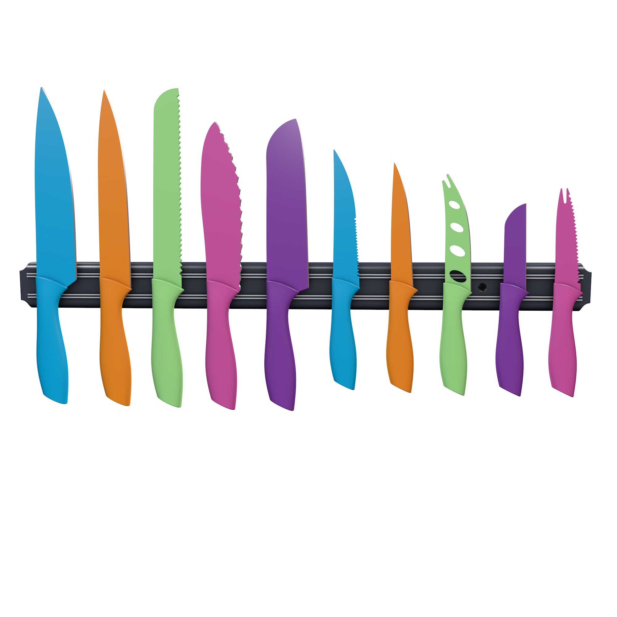 Cuisinart Advantage 12-Piece Color Knife Set with 13-In. Semi