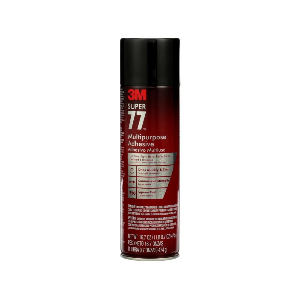 3M Super 77 S77 500ml spray adhesive, perfect for permanent bonding and  fast drying. It is ideal for permanent gluing of light materials -  AliExpress