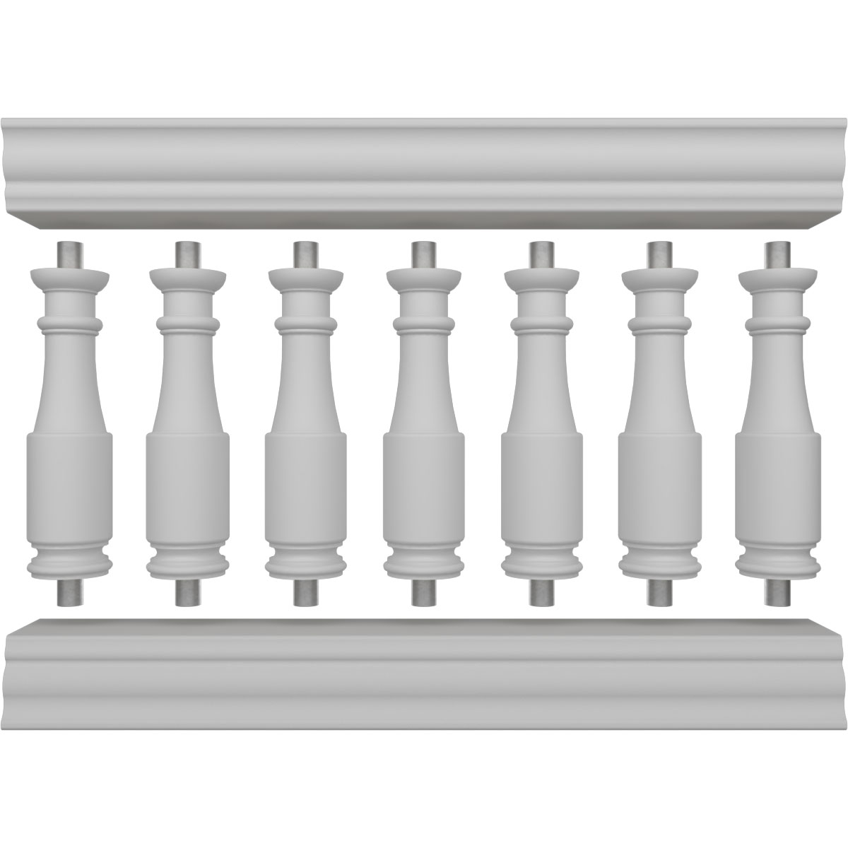 Ekena Millwork BALK32X048HMN railings - View #5