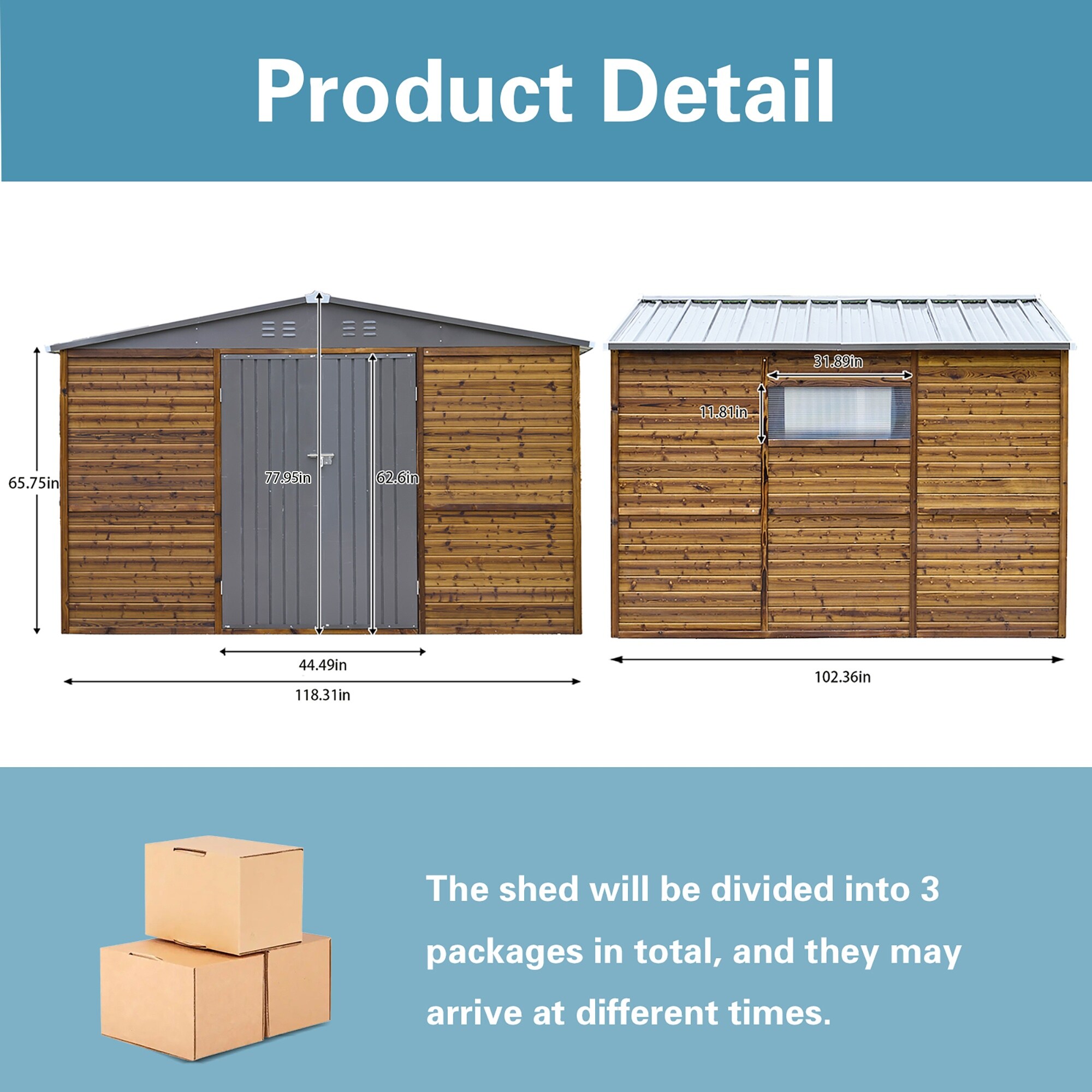 Wooakway FXLS0607-605C04 Wood-Storage-Buildings - View #6