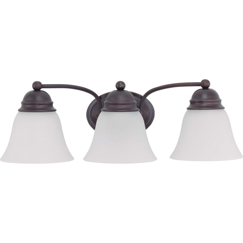  LW3167 Empire 20.5-in 3-Light Mahogany Bronze Transitional Vanity Light Bar
