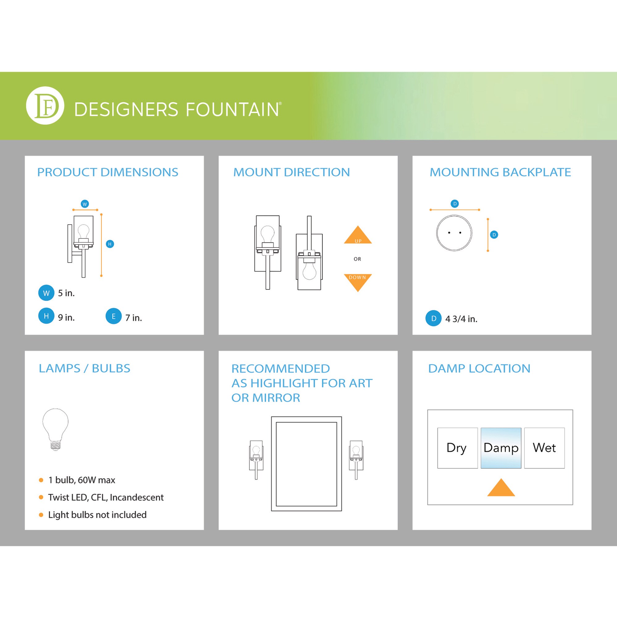 Designers Fountain D230M-1B-PN b089995 - View #4