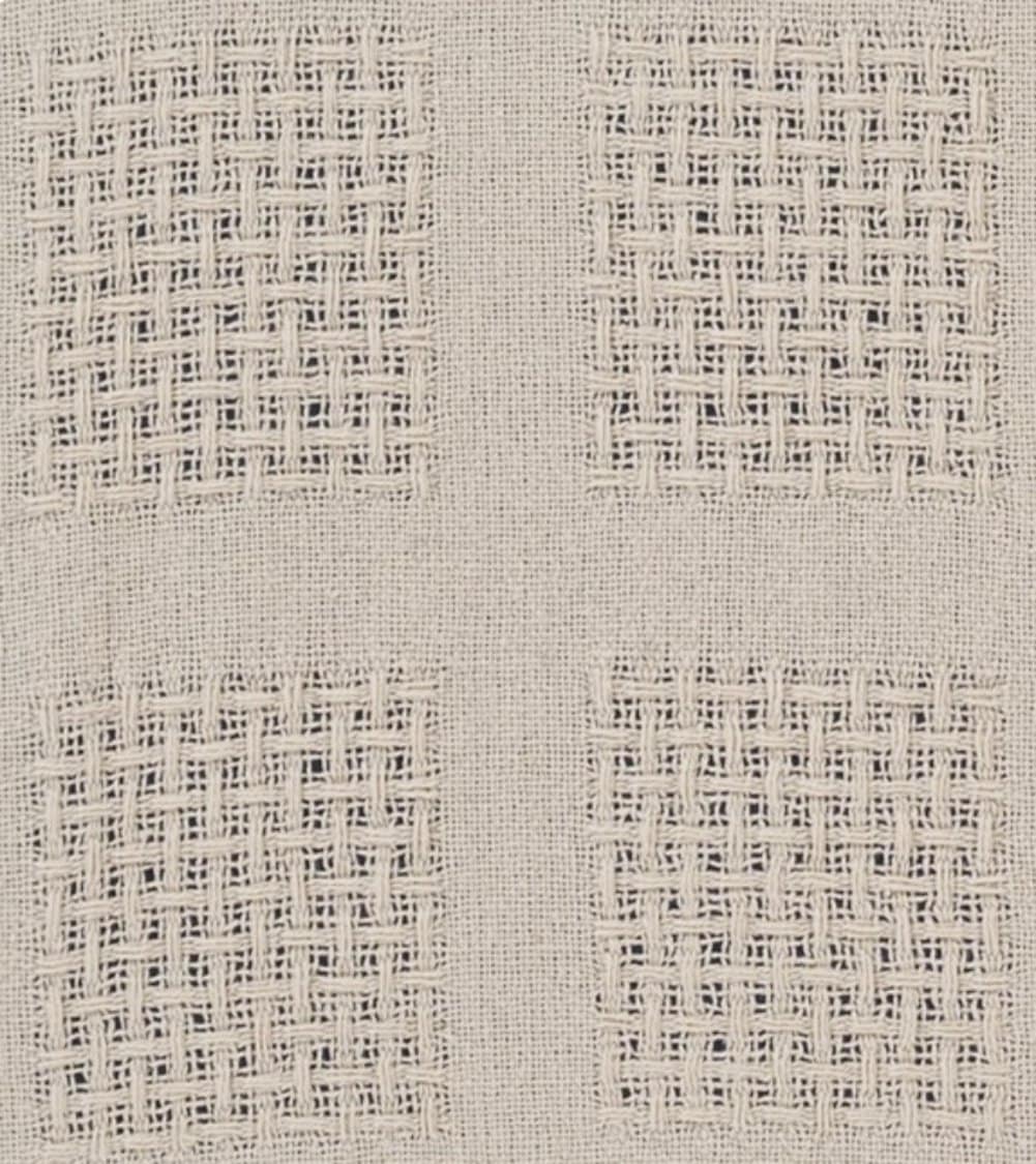 Cozy Harbor Organic Cotton Reversible Throw Blanket, Cream, 50" x 60"