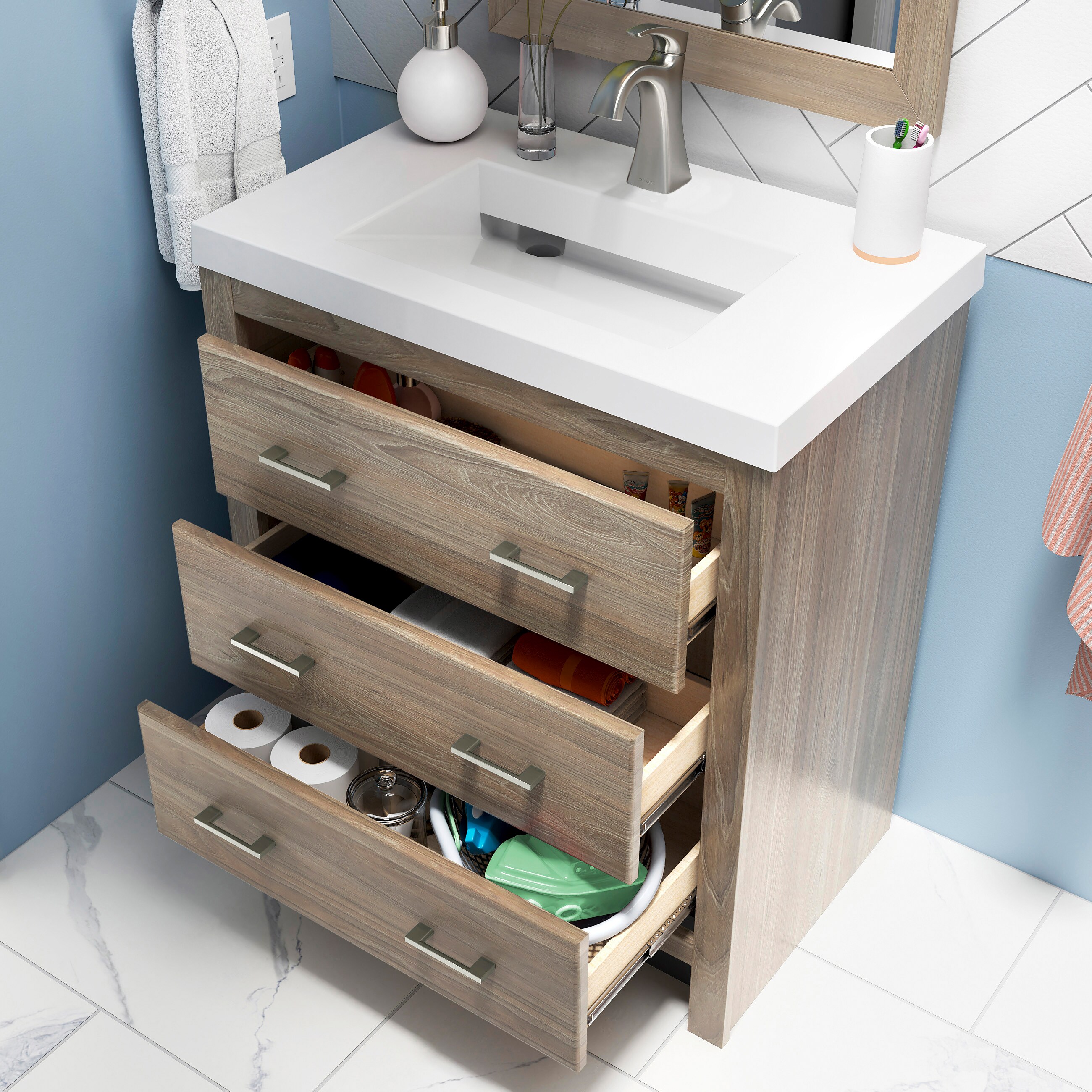 Style Selections C45Q30M-SS Bath-Vanity-Combo - View #3