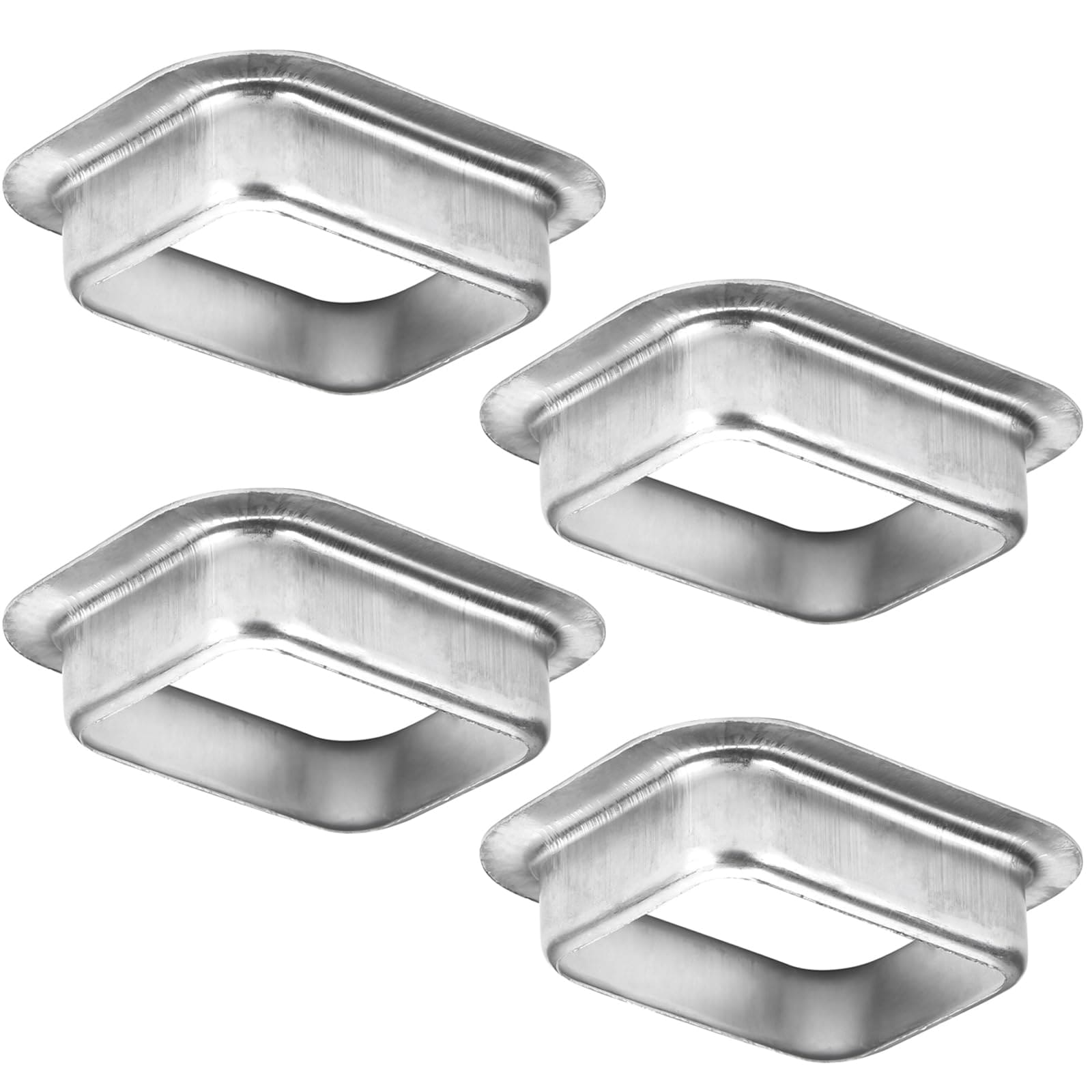 Misopily  3 in by 4 in Aluminum K Style Rain Gutter Downspout Drop Outlet 4 Pack durable home and garden accessory designed