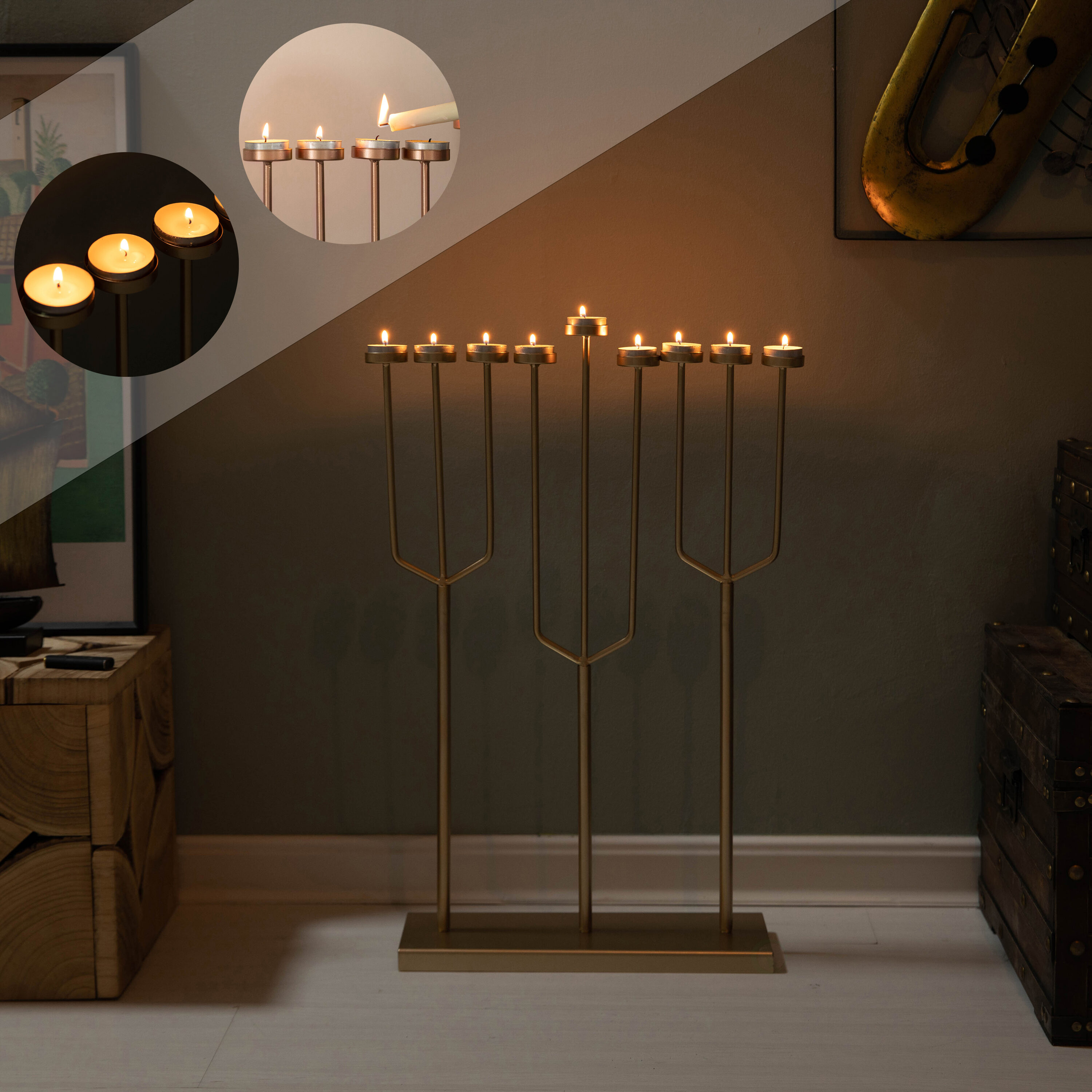 Vintiquewise QI004643.RG.S Indoor-Hanakkah-Decor - View #6