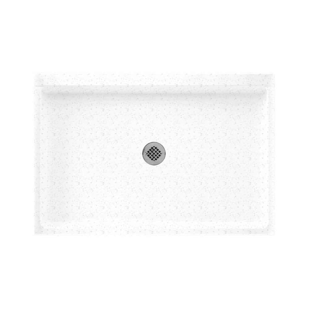 SWAN 32 In W X 48 In L Arctic Granite Rectangle Shower Pan Base With 4   44370479 