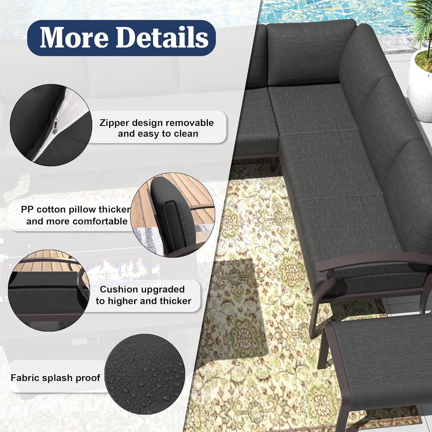 ALAULM LS-L6FIRE-BLACK Patio-Conversation-Sets - View #3