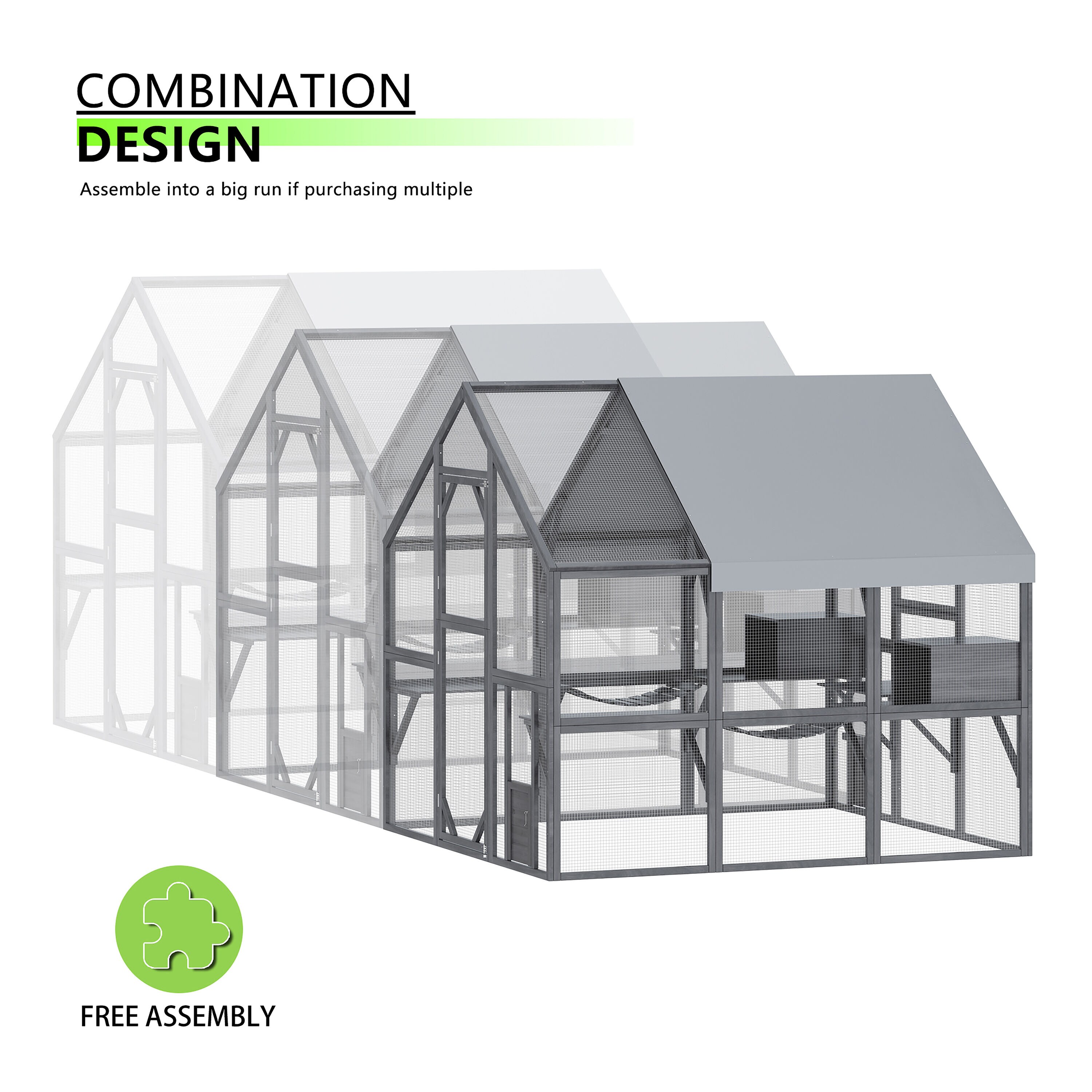 MIDHAM AMKF150158-03+04 Chicken-Coops-Rabbit-Hutches - View #10