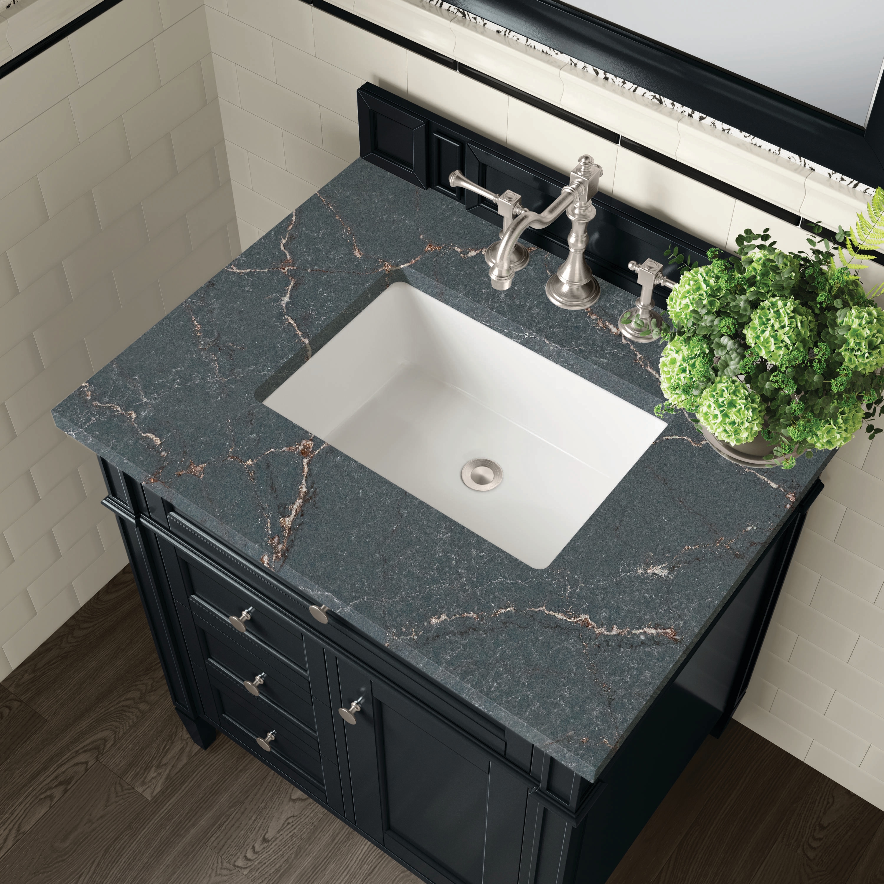 James Martin Vanities 650-V30-BKO-3PBL Bath-Vanity-Combo - View #5
