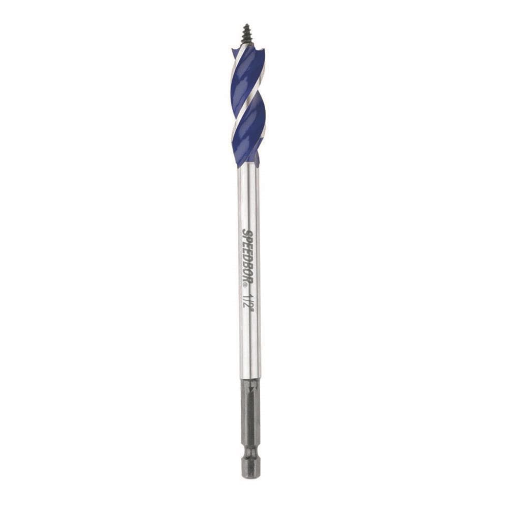 IRWIN 3041001 SPEEDBOR MAX 1/2-in x 6-in Woodboring Tri-flute bit Drill Bit