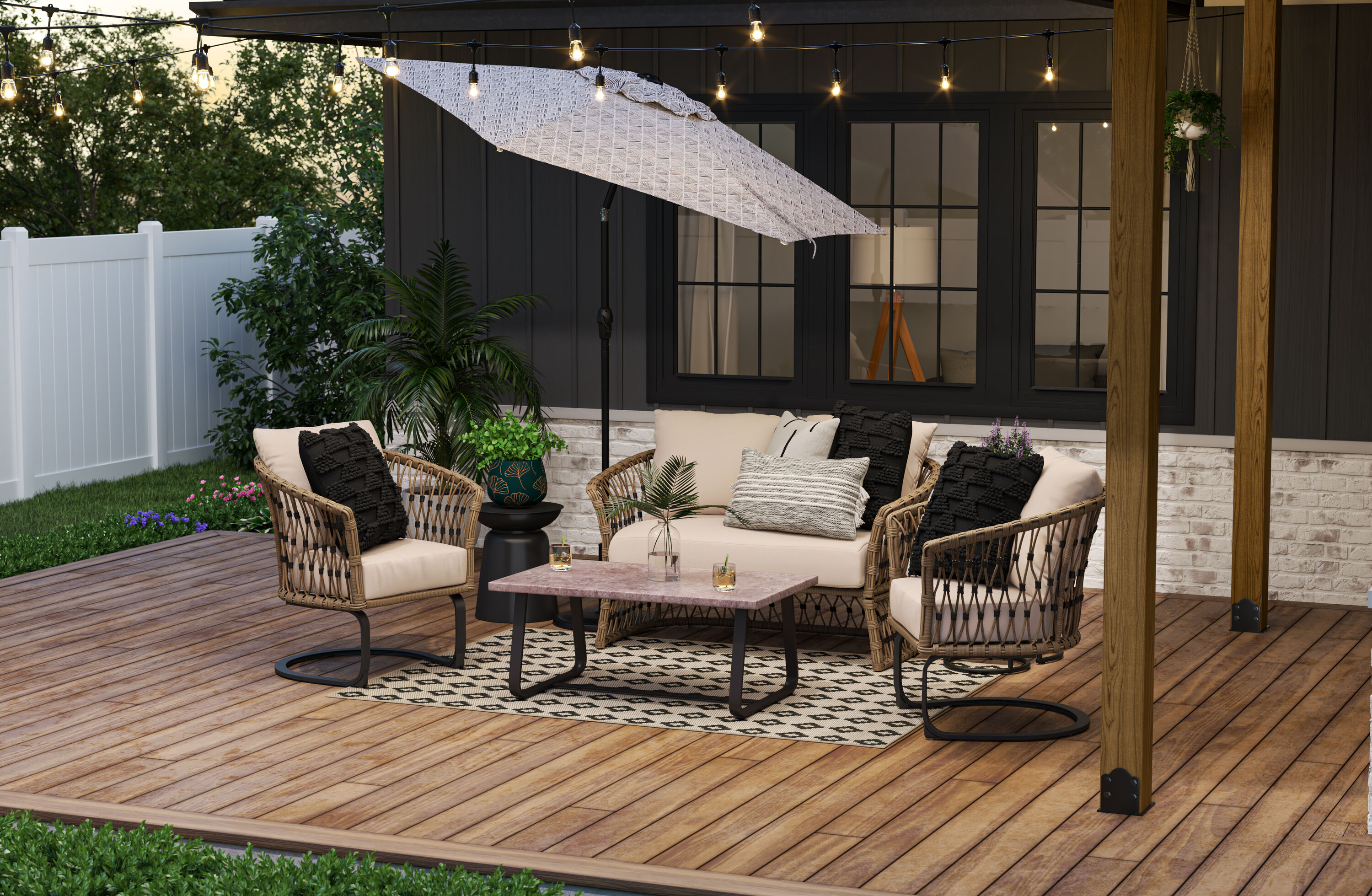 Style Selections LG-20345-LT Patio-Conversation-Sets - View #2