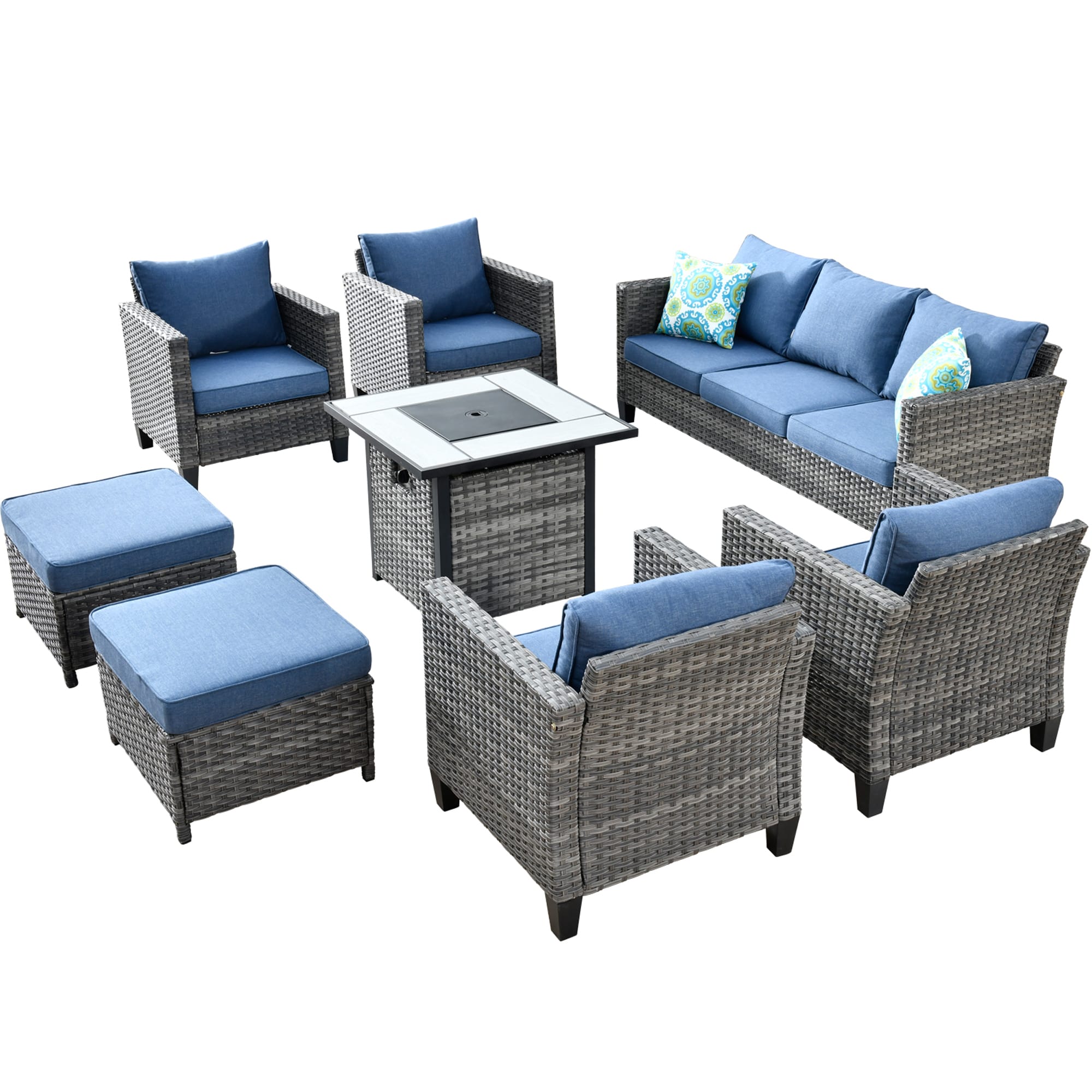 Pouuin PATIO FURNITURE in the Patio Conversation Sets department at ...