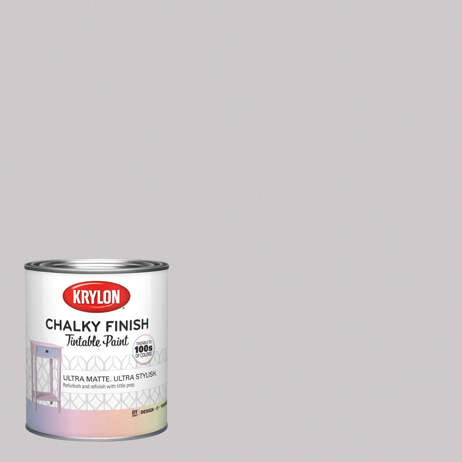 Krylon White Cotton Hgsw4027 Water-based Chalky Paint (1-Quart) in