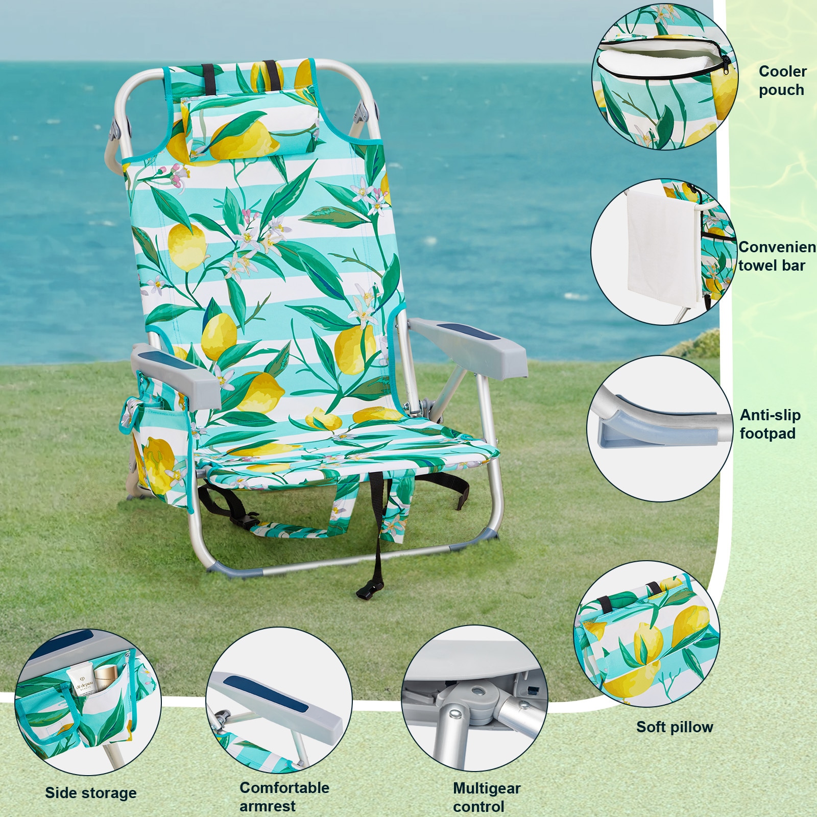 Winado LO1G58000548 Beach-Camping-Chairs - View #3