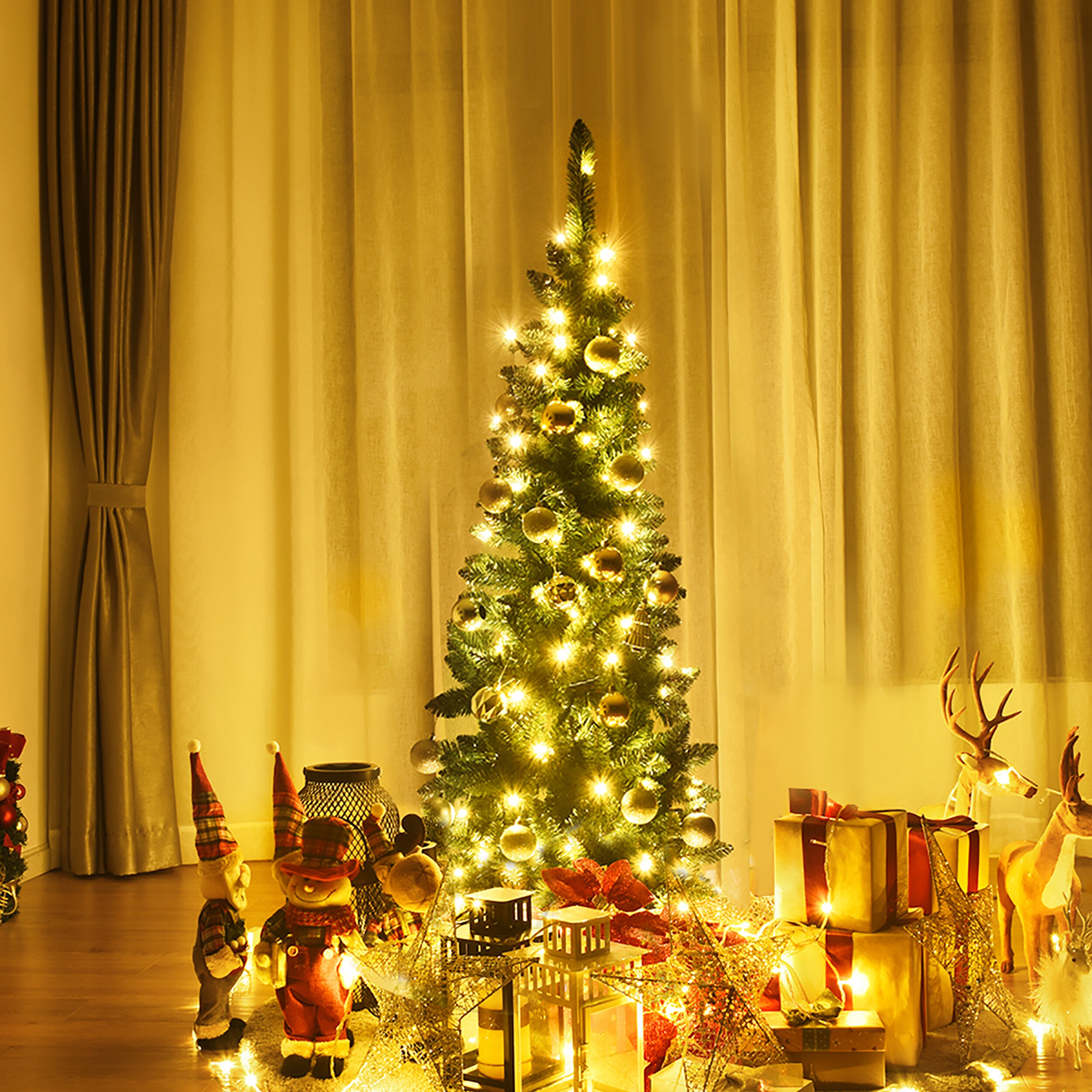 Costway CM22070 Artificial-Christmas-Trees - View #9