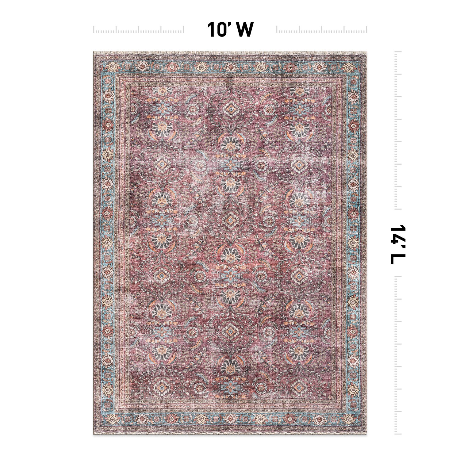 World Rug Gallery 6038MULTI10X14 rugs - View #6