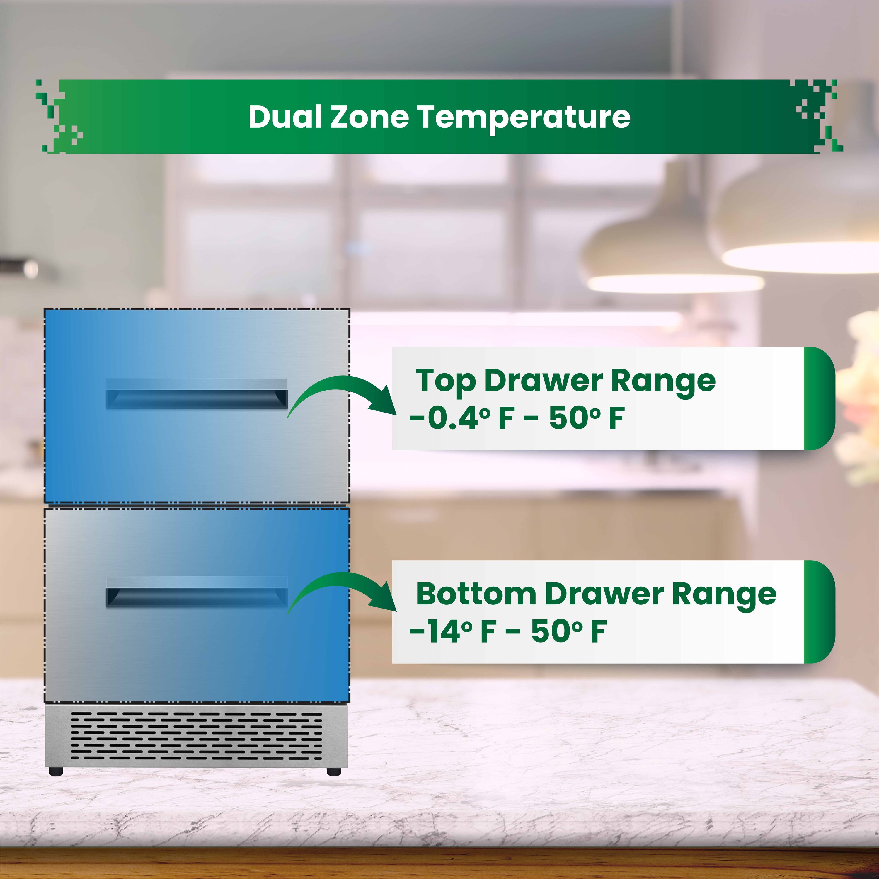 Equator Advanced Appliances DRFC 5292 Drawer-Refrigerators - View #11