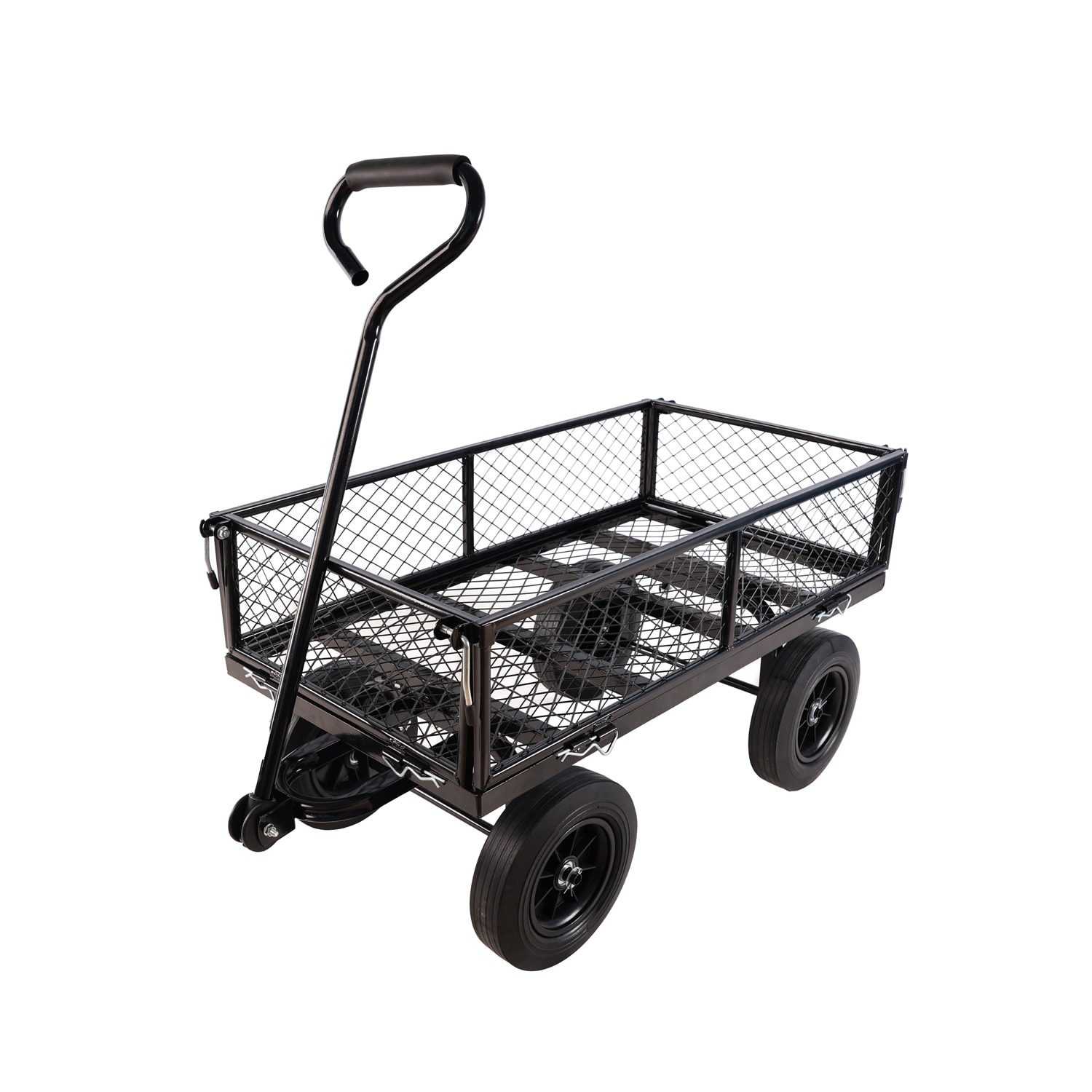 CESICIA FCOMS22G 3.5-cu ft 4 Wheel Steel Push Wheelbarrow