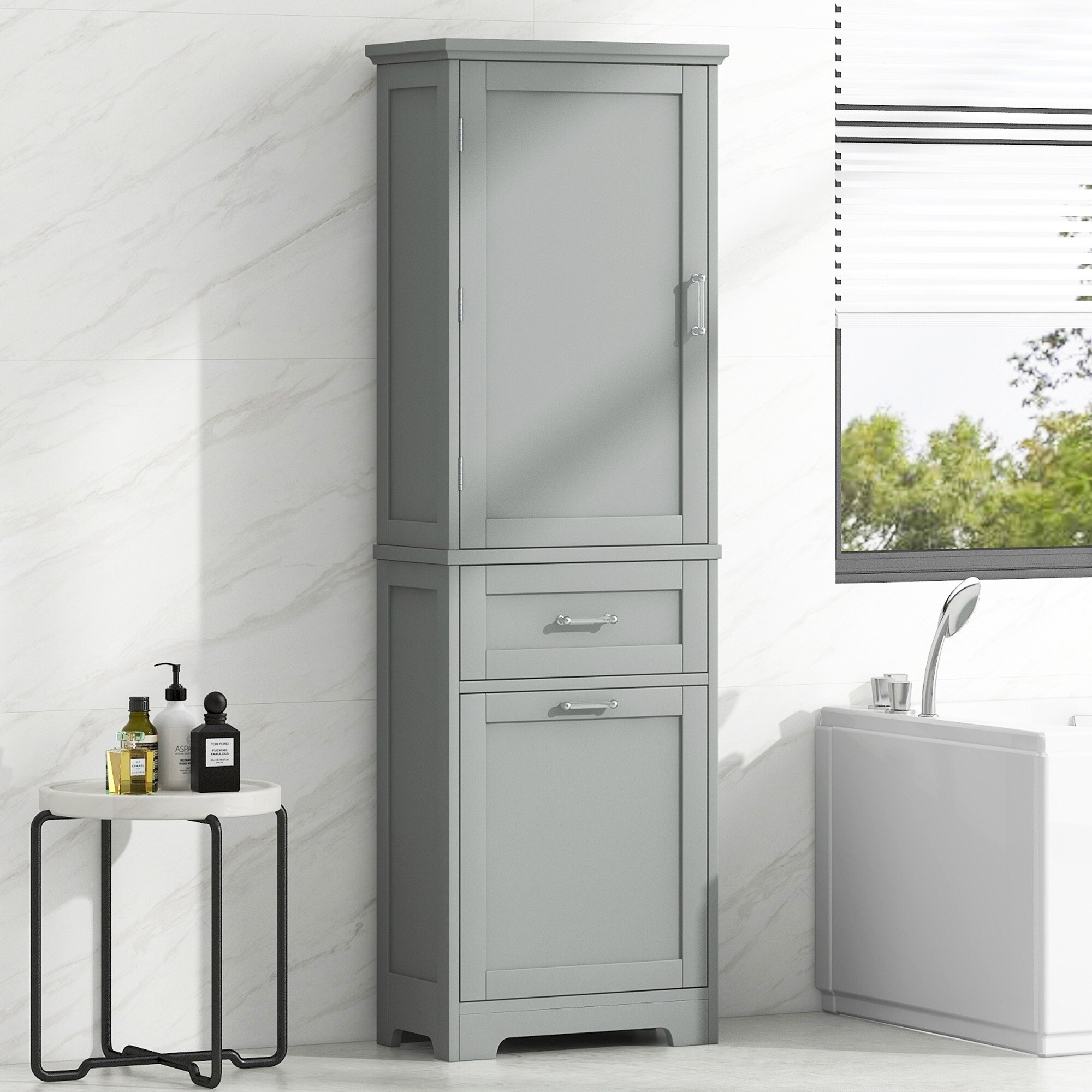 HyperDrop Cart ZW-N725P206895E Linen-Cabinets - View #2