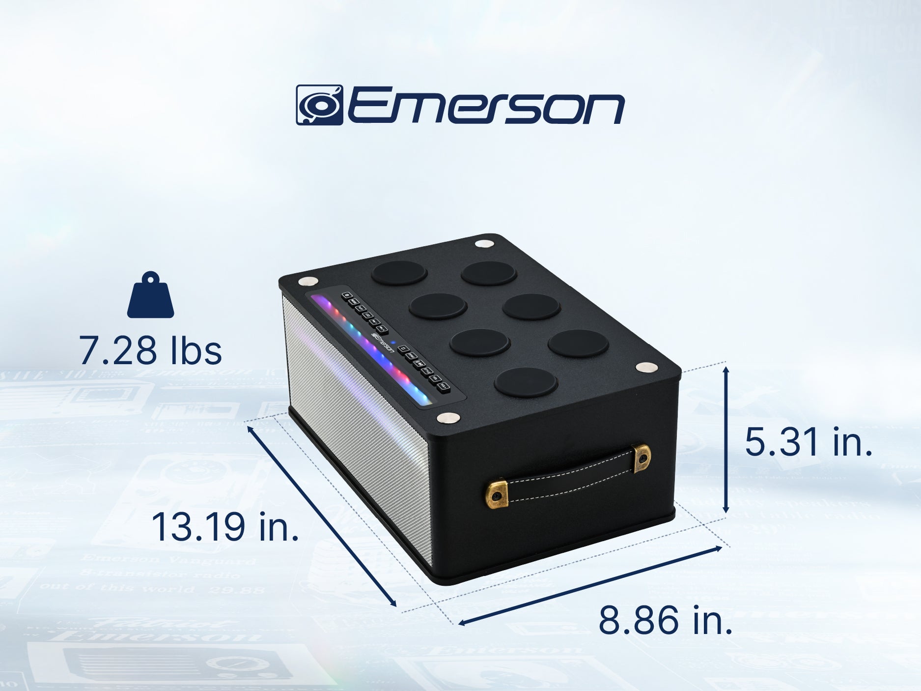 Emerson EDS-1000-BK Portable-Speakers - View #8
