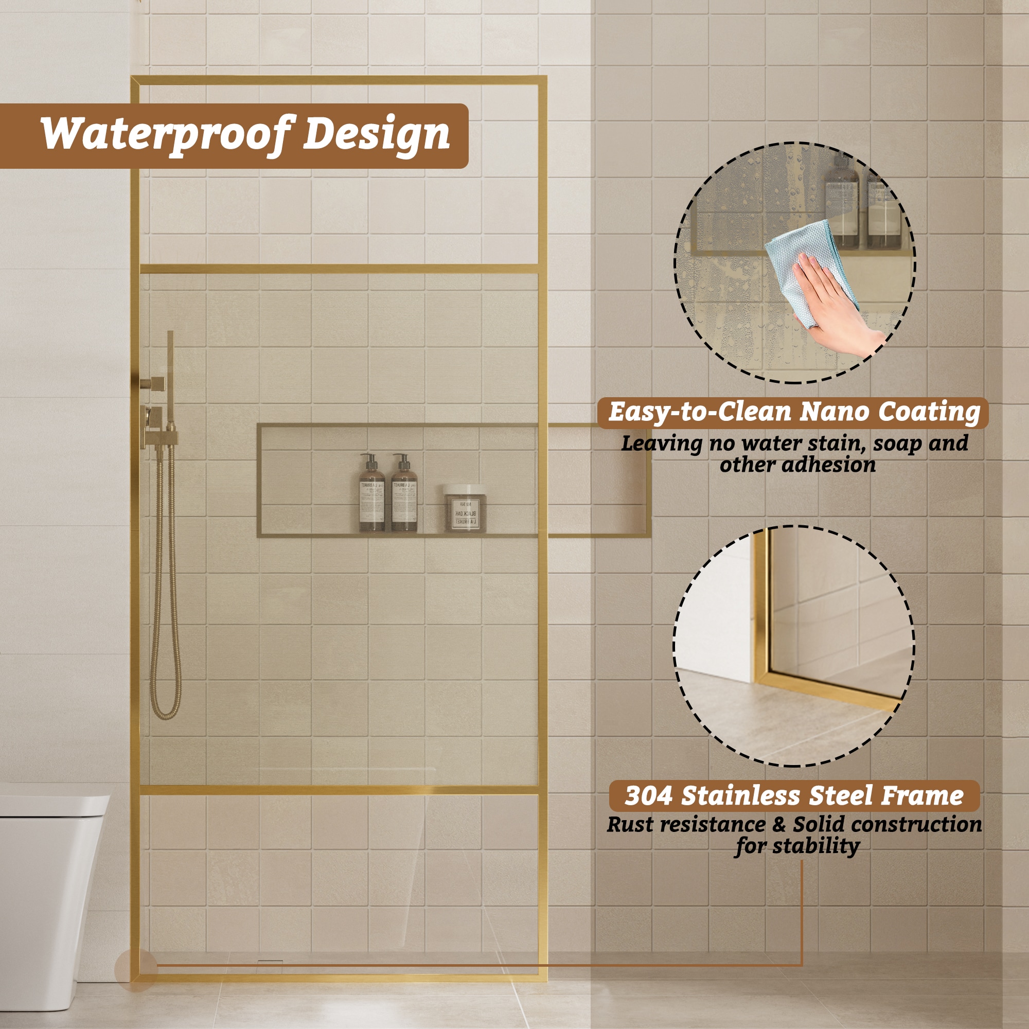 CASAINC CA13SN013474BG Shower-Doors - View #6