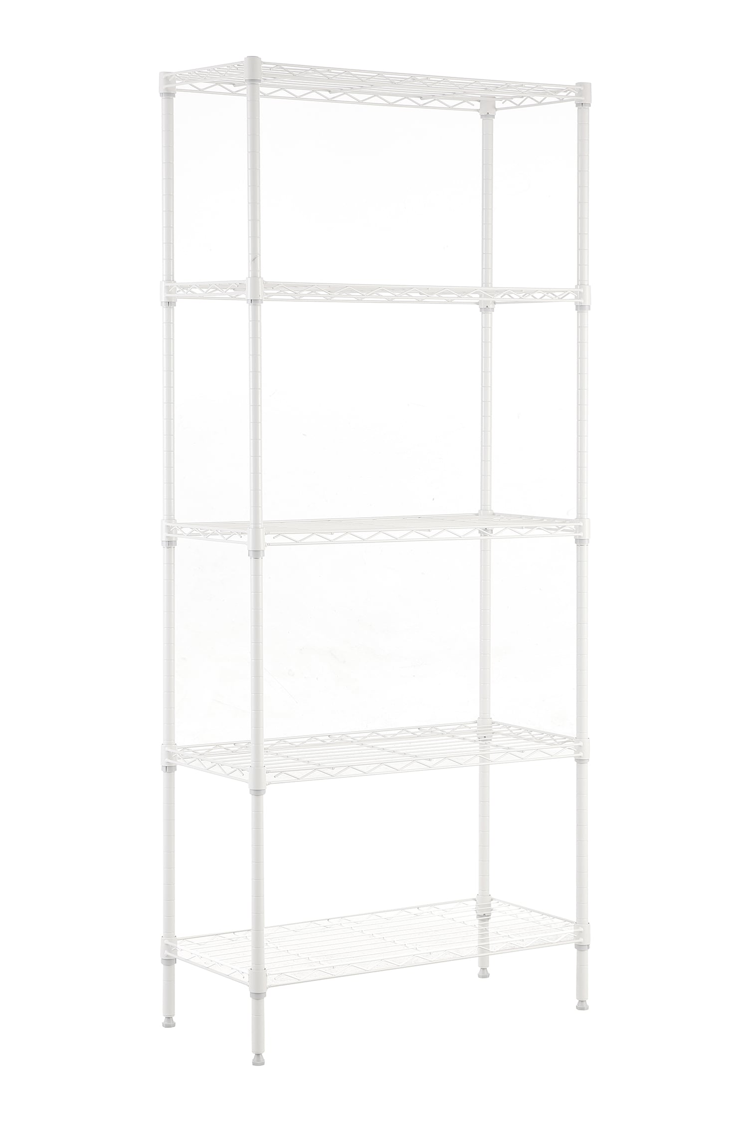 MZG Steel 5-Tier Utility Shelving Unit (30-in W x 14-in D x 59-in H ...