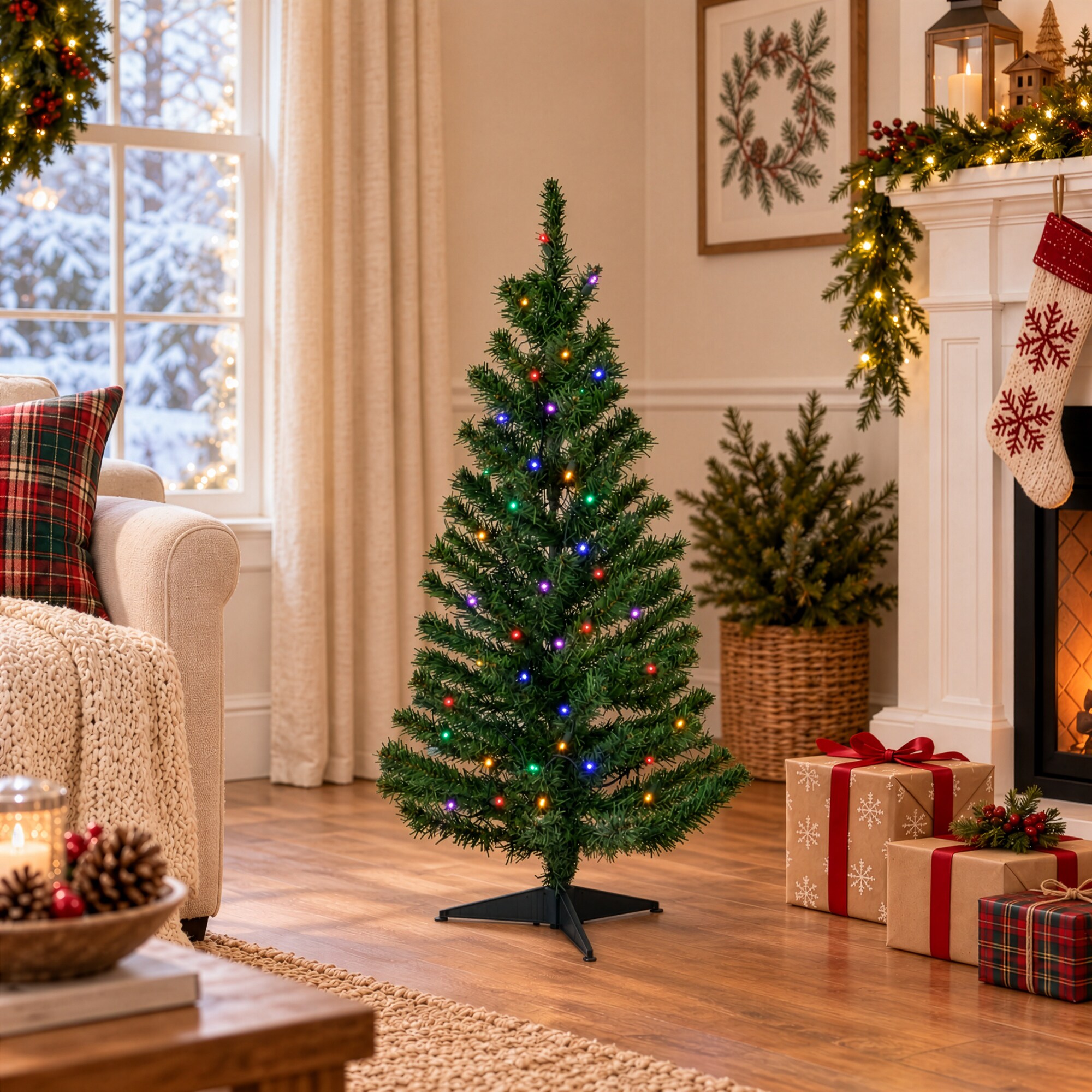 Northlight Mini Christmas Tree Stand For 3 feet - 4 feet Artificial ...