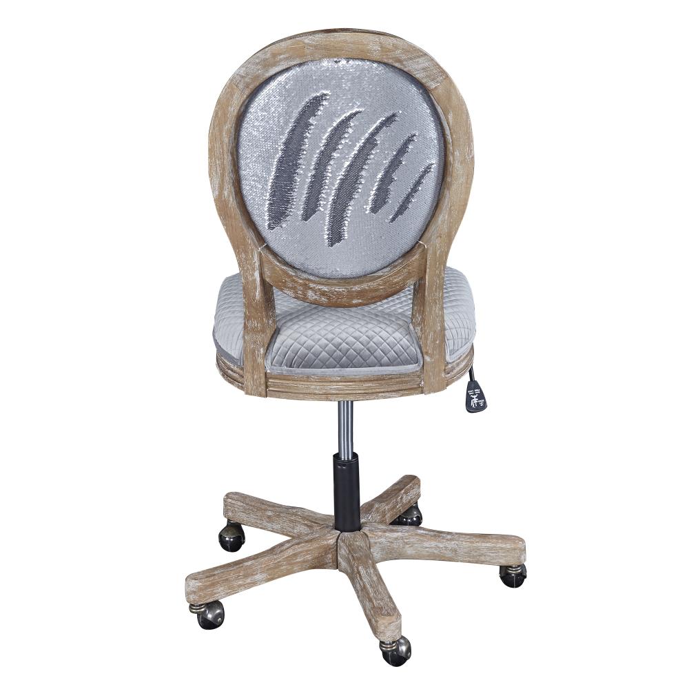 Linon Erin Gray Transitional Ergonomic Adjustable Height Swivel   14455395 