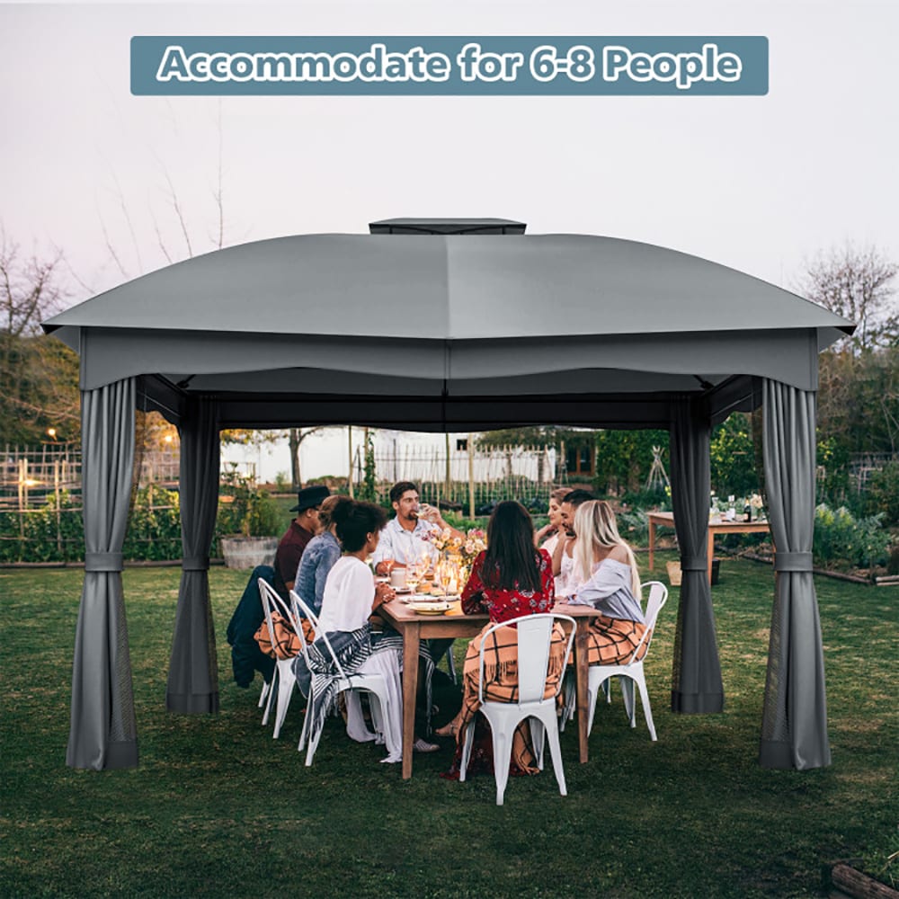 CASAINC CA016K-A Wood-Resin-Gazebos - View #8