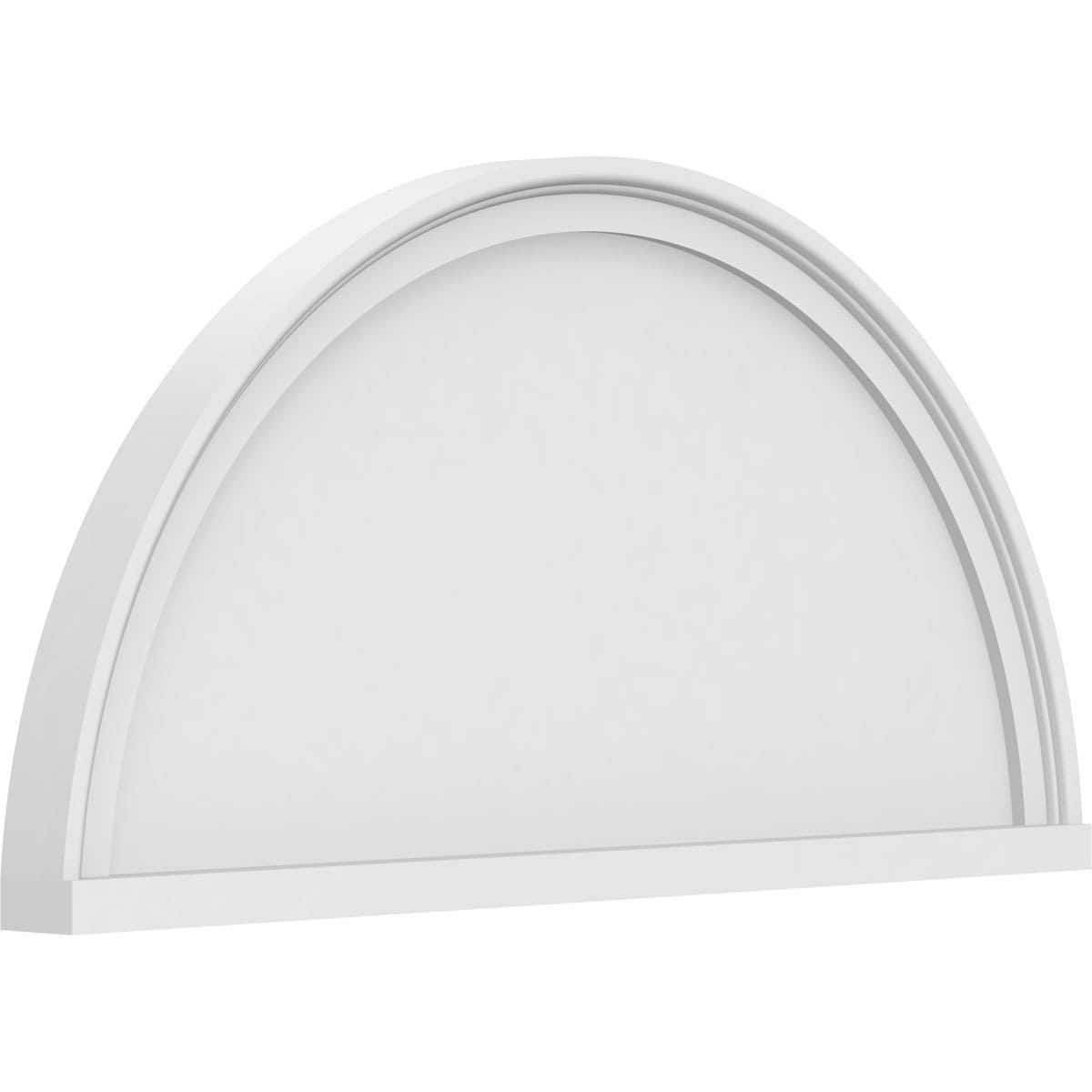 Ekena Millwork PEDPS030X150HRO00 30-in W x 15-in L PVC Pediment