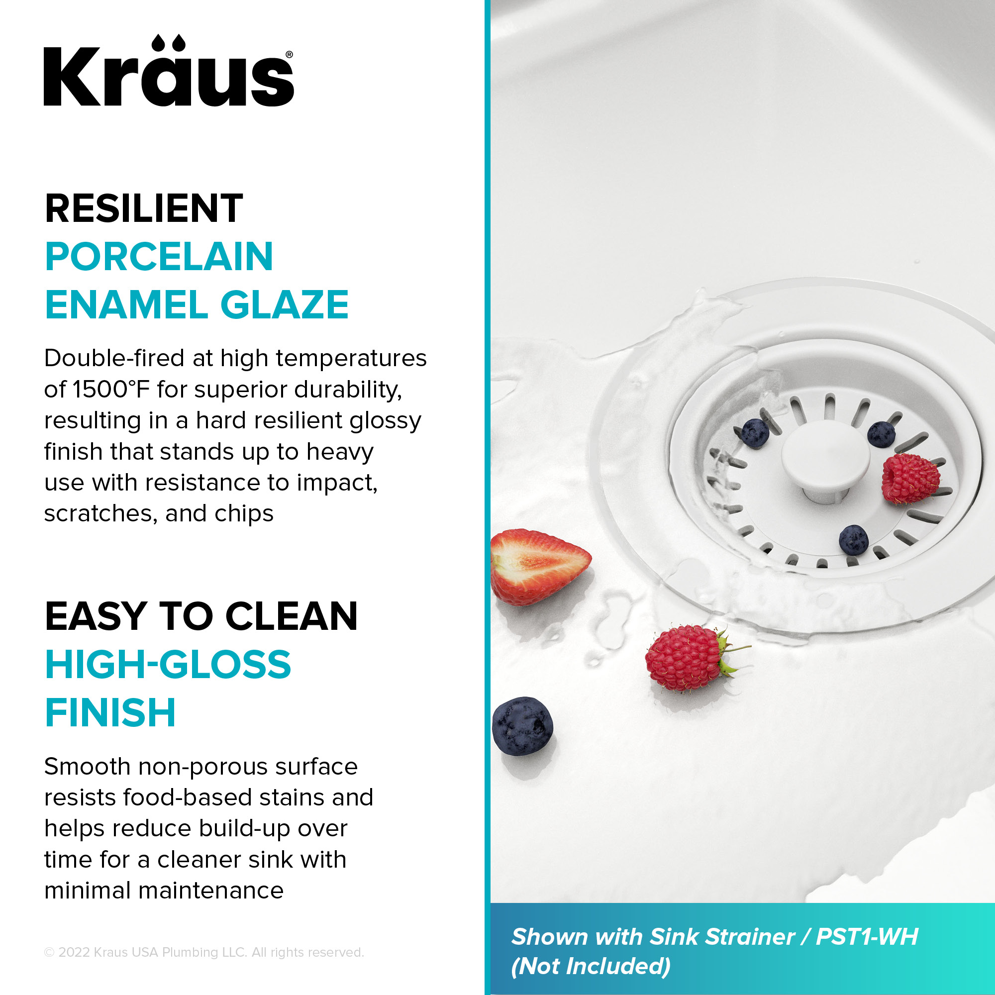 Kraus KE1US32GWH Kitchen-Sinks - View #10