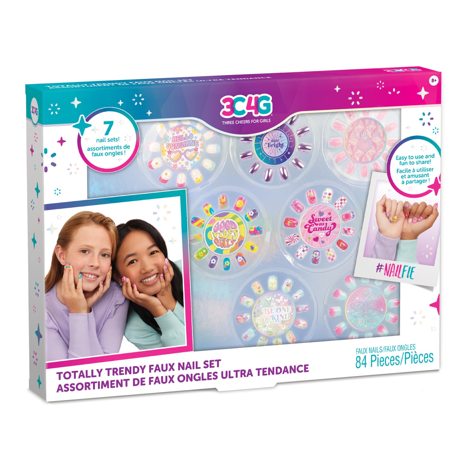 3C4G G0638241100632 Faux Nail Set- Sweet Treats