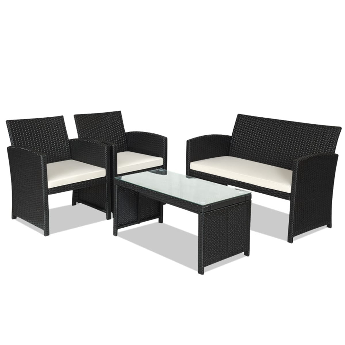 Forclover HYFC-4PCS239WH Patio-Conversation-Sets - View #2