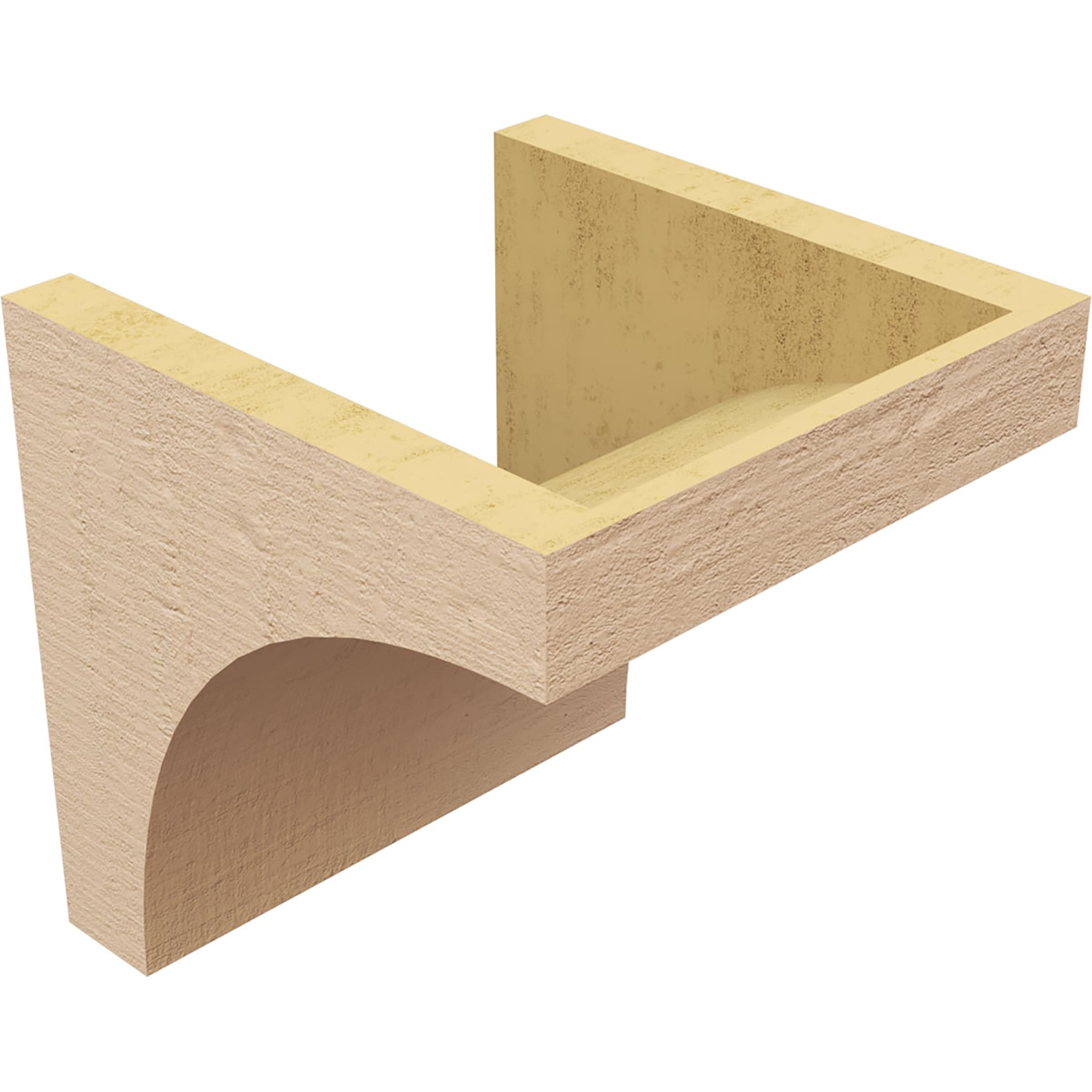 Ekena Millwork CORU09X09X09HUNRCPR corbels - View #5