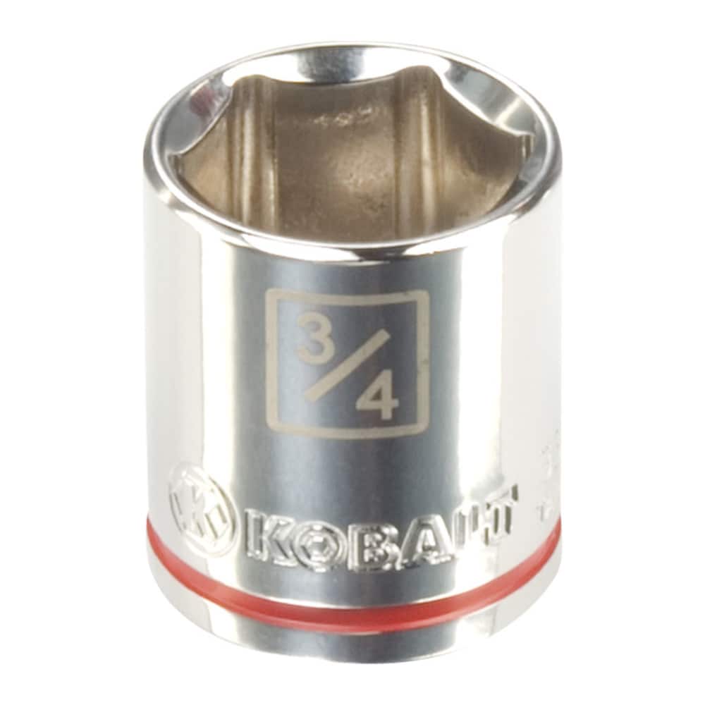 Kobalt 85396 3/8-in Drive Standard (SAE) 3/4-in Shallow Socket