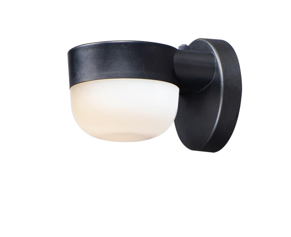 Maxim Lighting 51115FTBK Michelle 1 -Light 5-in H Matte Black Hardwired Dark Sky Integrated LED Outdoor Wall Light