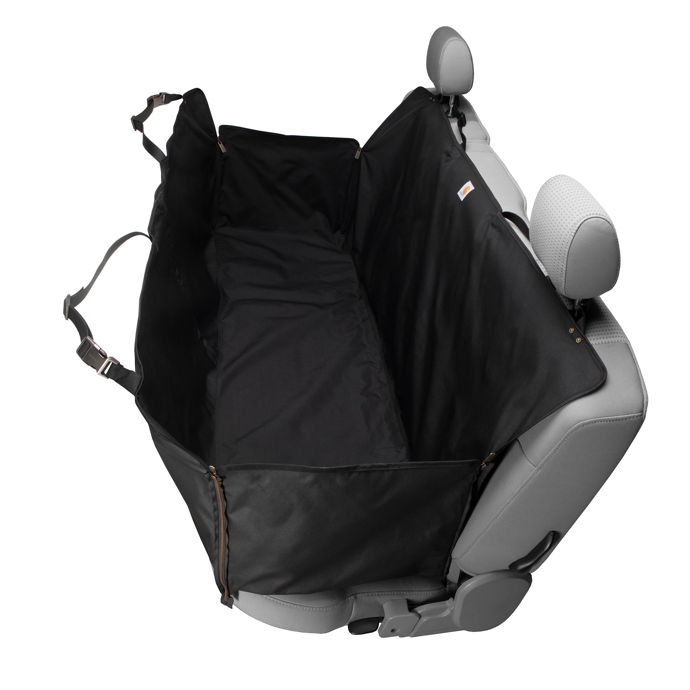 Black Nylon Duck Universal Pet Hammock Seat Cover