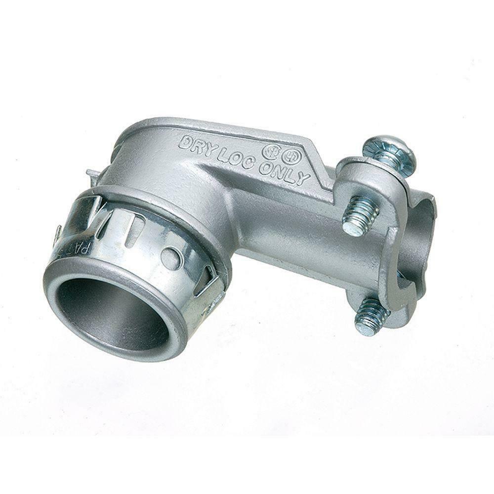 JNSN94817 Arlington Industries 850ST-1 0.37 in. 90 deg Zinc Snap-Tite Connector
