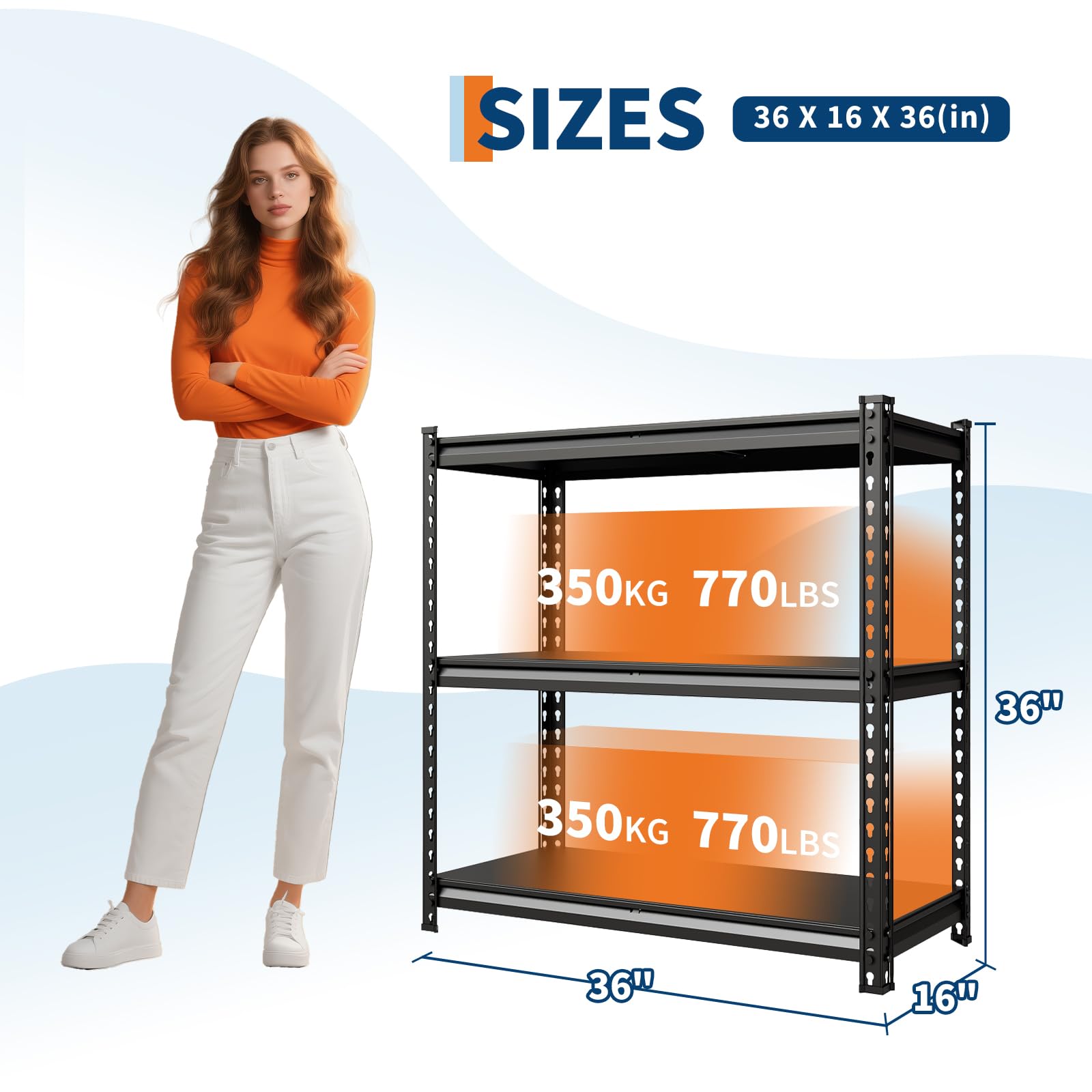 Aoile DTGPN4856 Free-Standing-Shelving - View #5