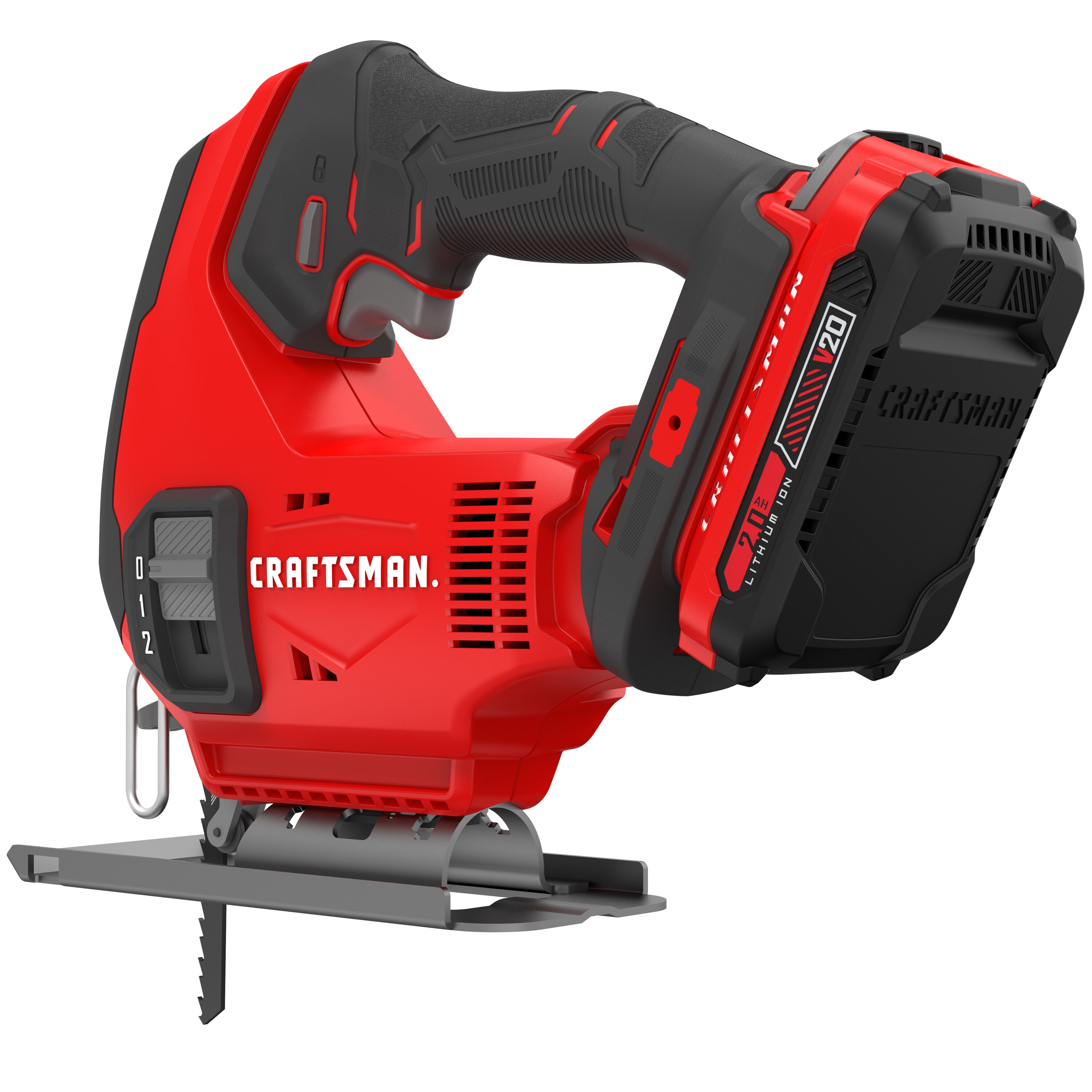 CRAFTSMAN V20 20-volt Max Variable Speed Keyless Cordless Jigsaw (Charger  Included and Battery Included) in the Jigsaws department at
