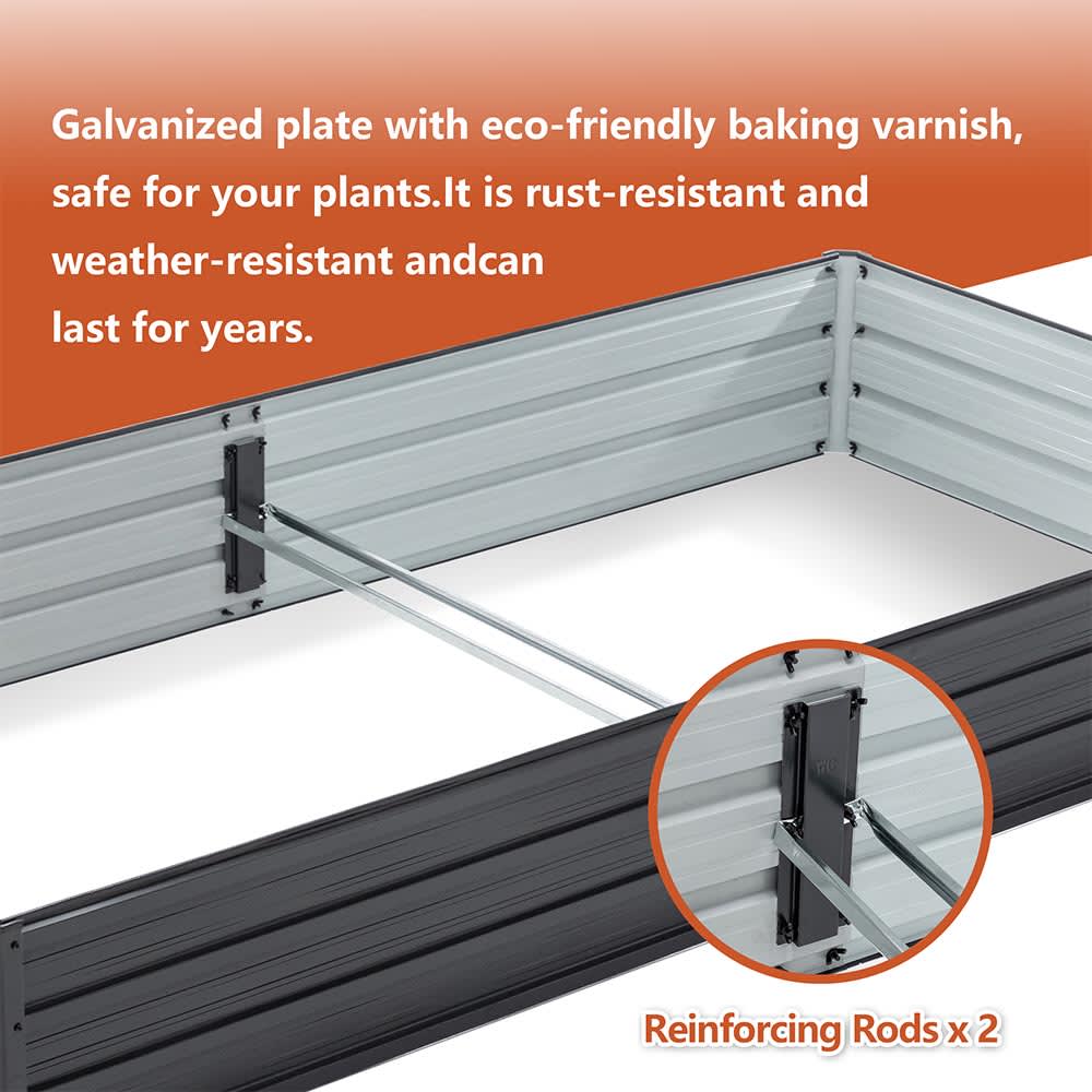 JUJABU ZJGARDENBED KIT-5 Raised-Garden-Beds - View #8