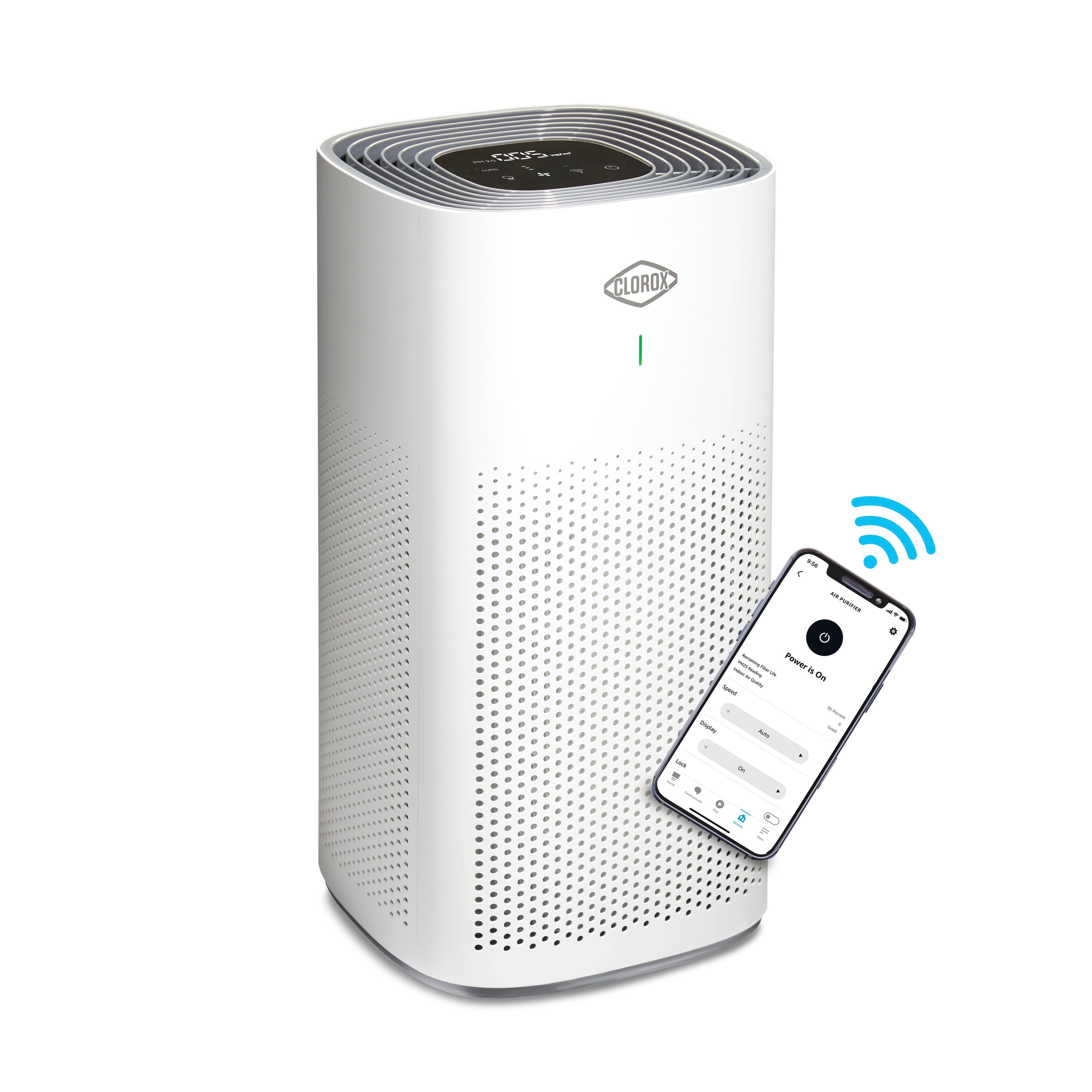 Clorox 4-Speed Smart White True HEPA Air Purifier ENERGY STAR (Covers, 1500-sq ft) 11011 Sansujyuku sansujyuku.com