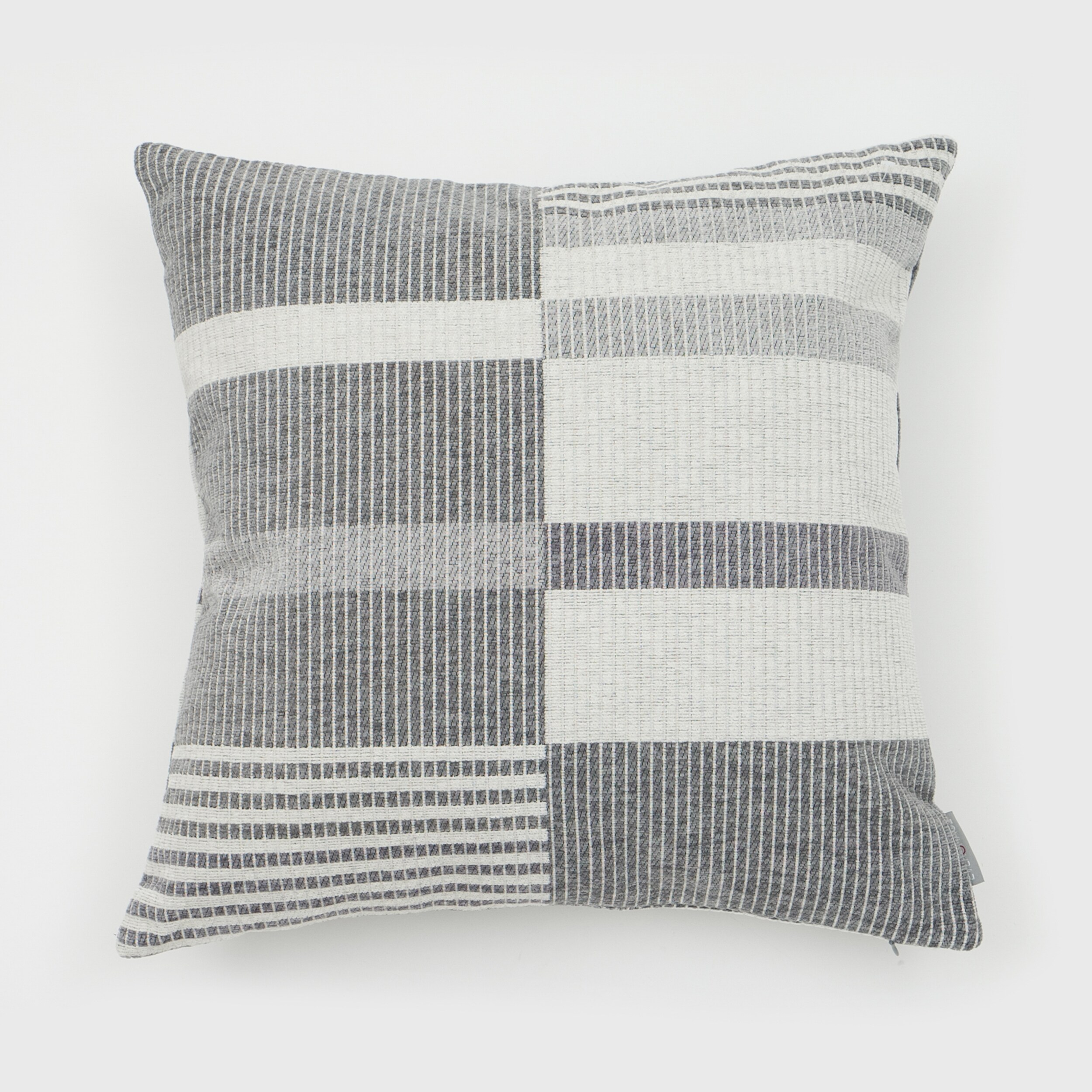 EVERGRACE EG7185311 Olov 18-in x 18-in Charcoal Gray Square Indoor Decorative Pillow