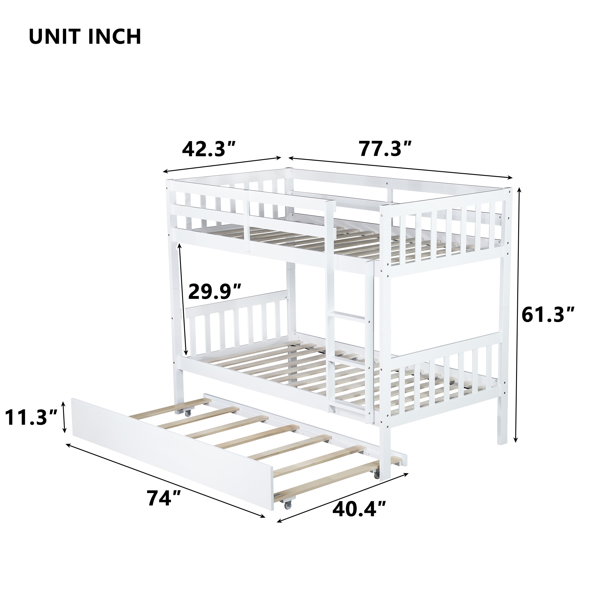 Qualler BEW0401K Bunk-Beds - View #9
